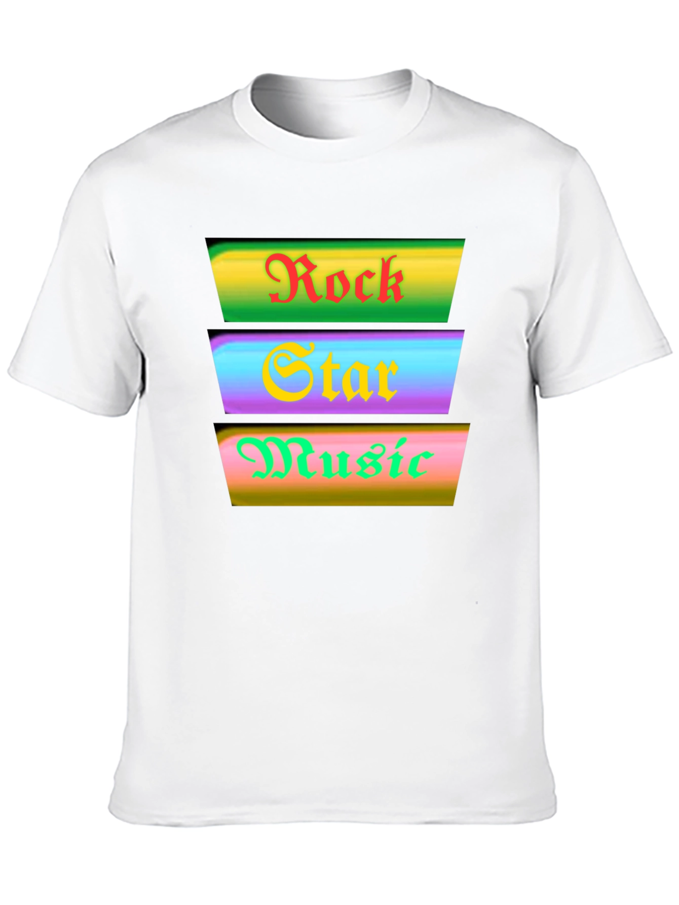 Rock Star Music Graphic Tee - Black