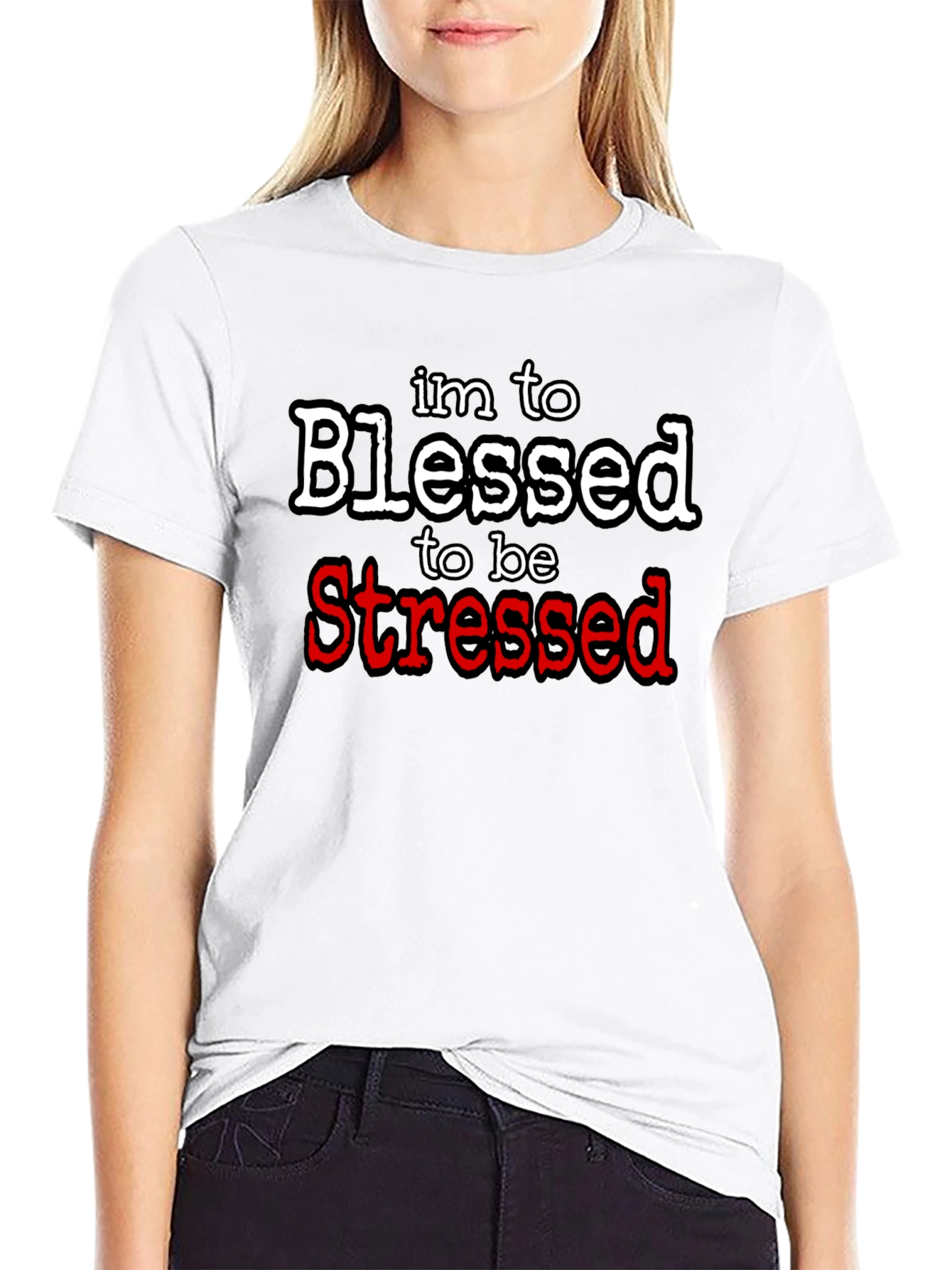 Blessed & Stress-Free Graphic Tee