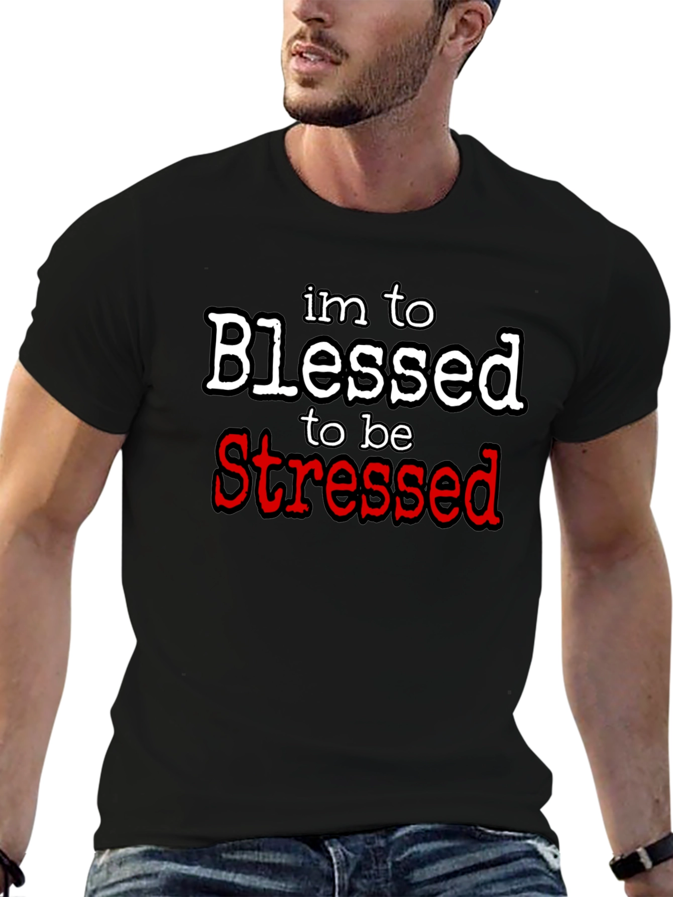 Blessed & Stress-Free Graphic Tee