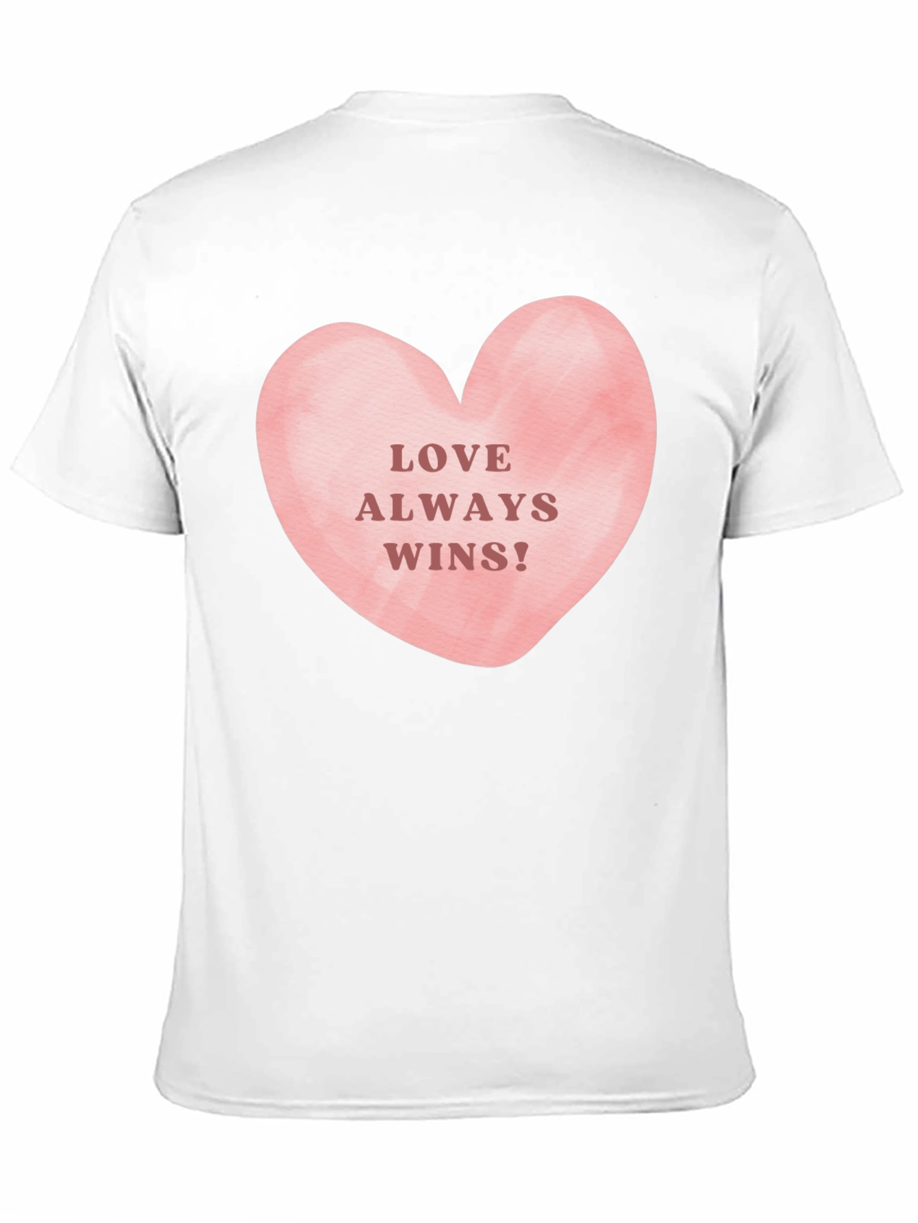 Love Always Wins! Black Graphic Tee