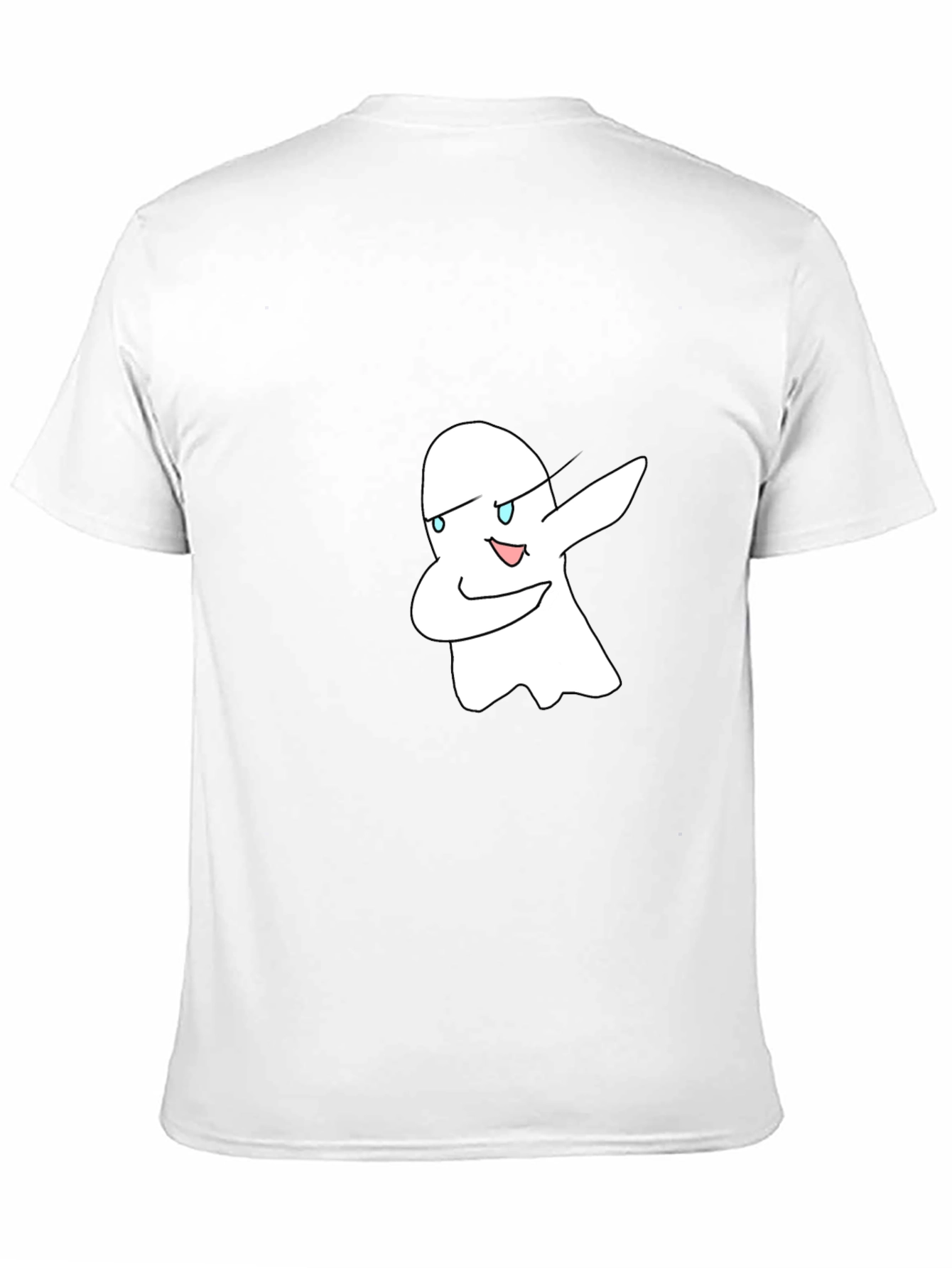 Dabbing Ghost Graphic Black T-Shirt