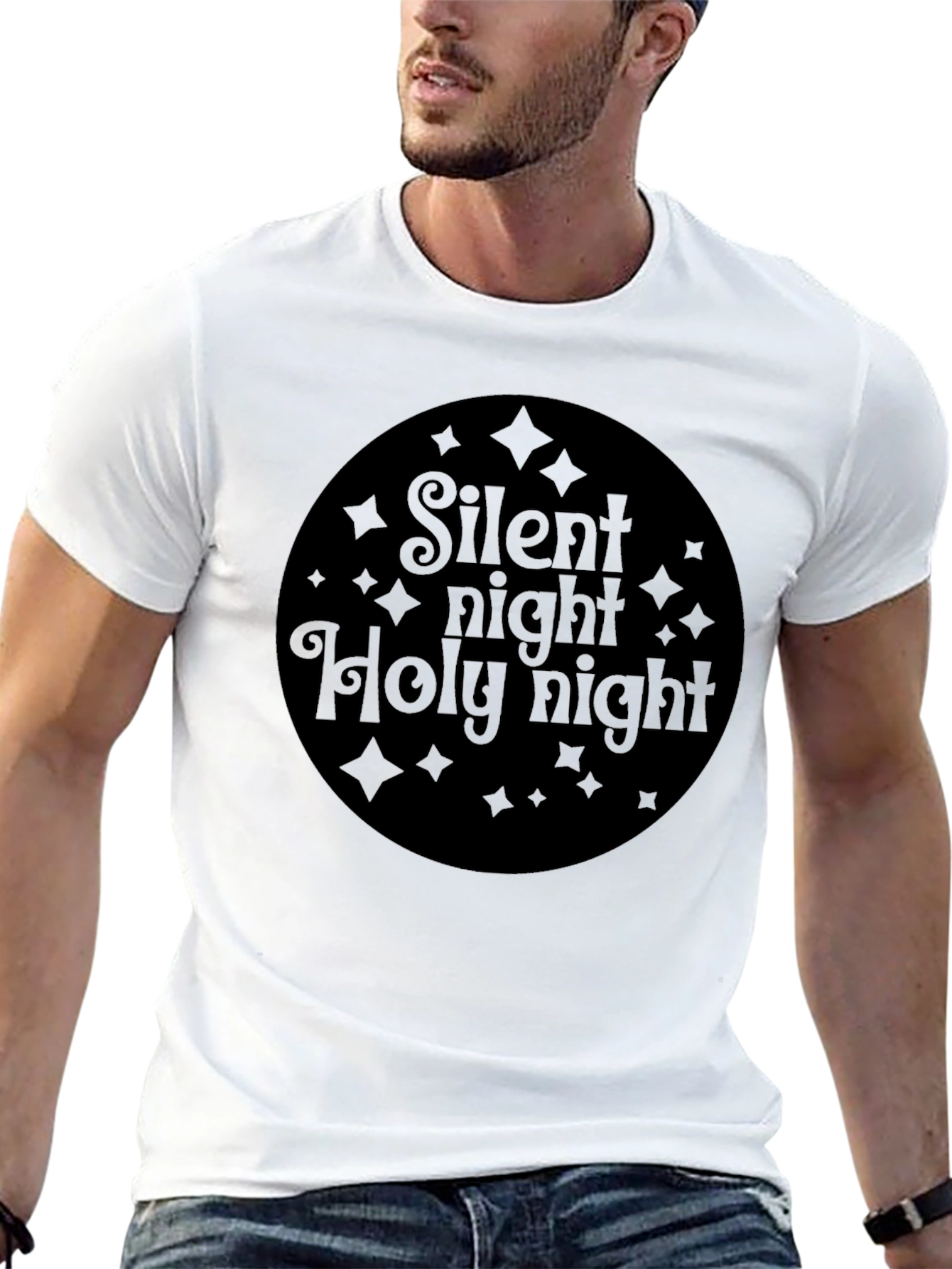Silent Night Holy Night Graphic Tee