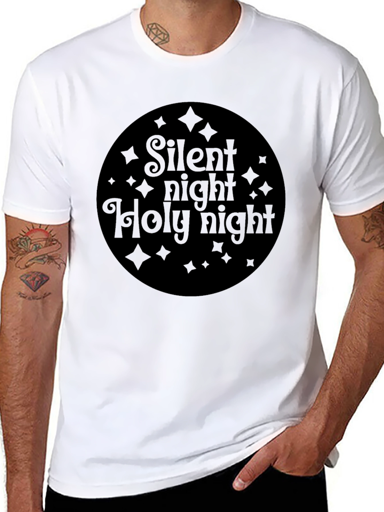 Silent Night Holy Night Graphic Tee