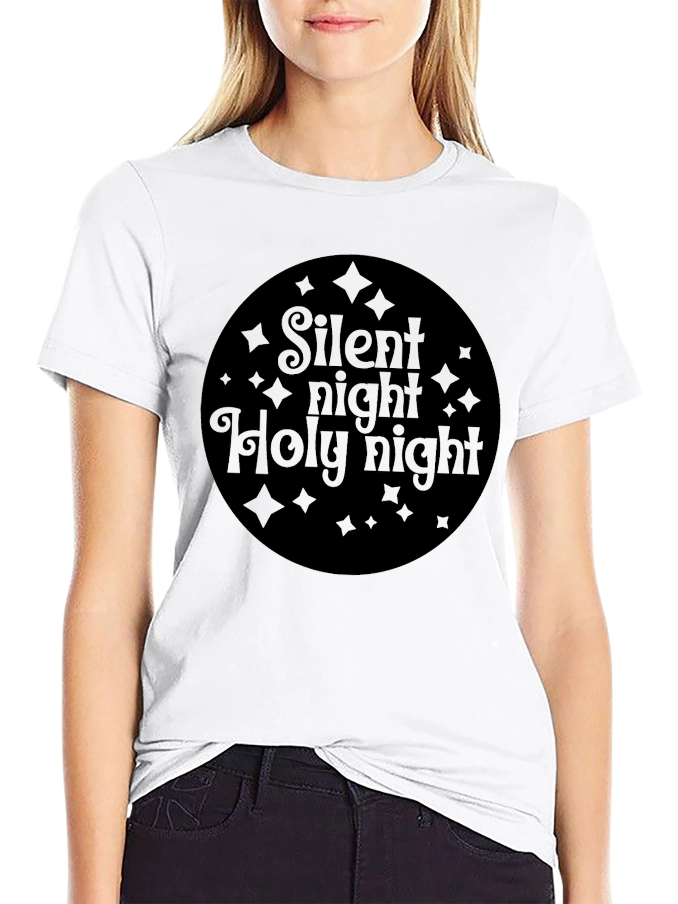 Silent Night Holy Night Graphic Tee