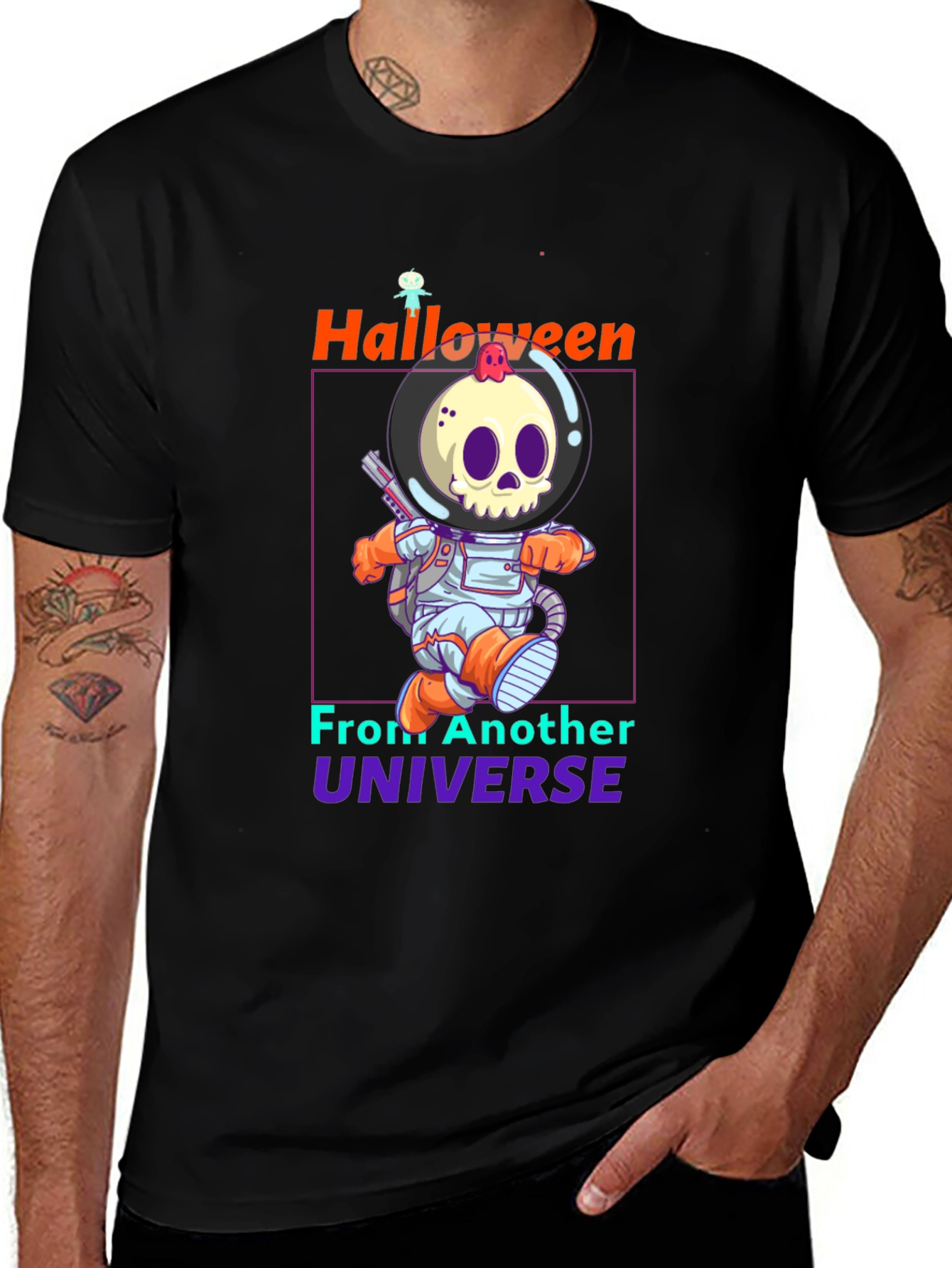 Halloween From Another Universe Graphic T-Shirt