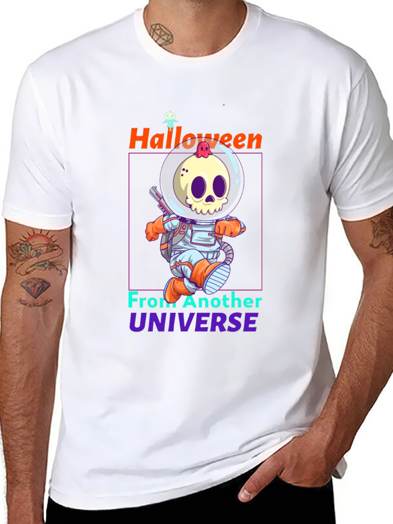 Halloween From Another Universe Graphic T-Shirt