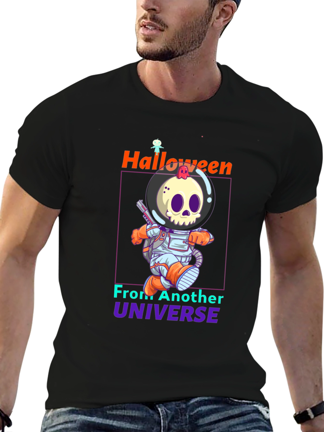 Halloween From Another Universe Graphic T-Shirt