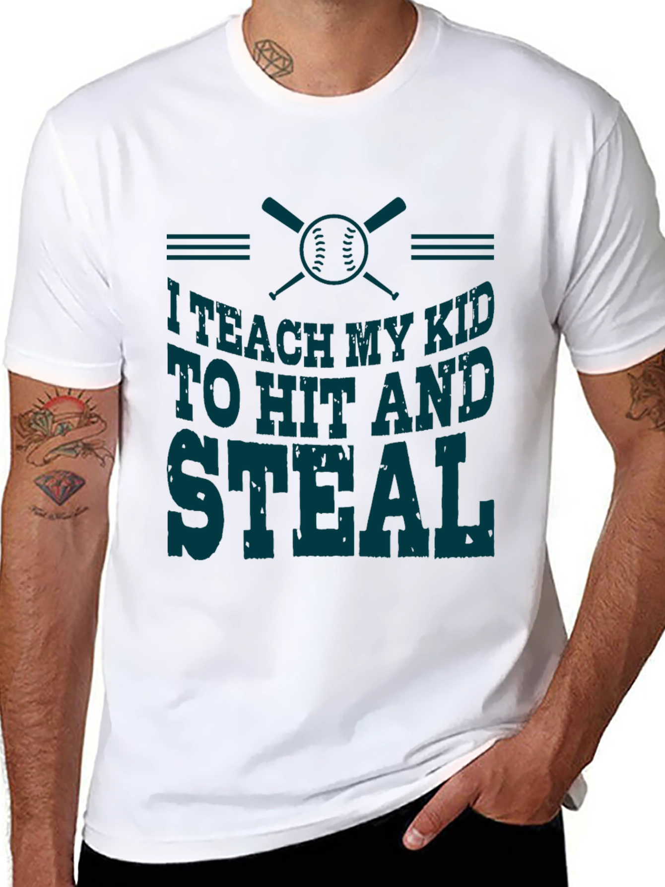 Teach My Kid to Hit and Steal T-Shirt