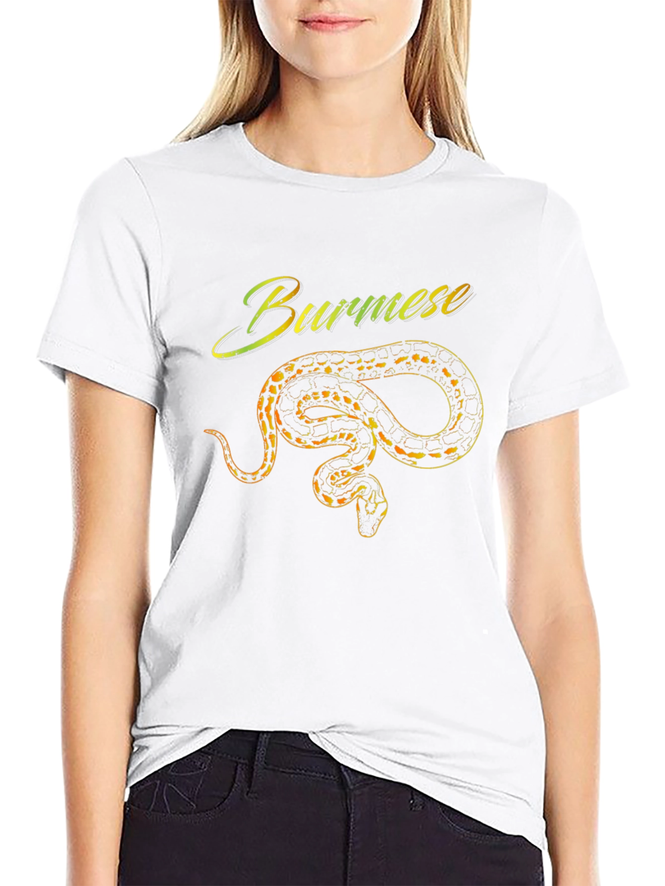 Burmese Python T-Shirt - Reptile Lover Tee
