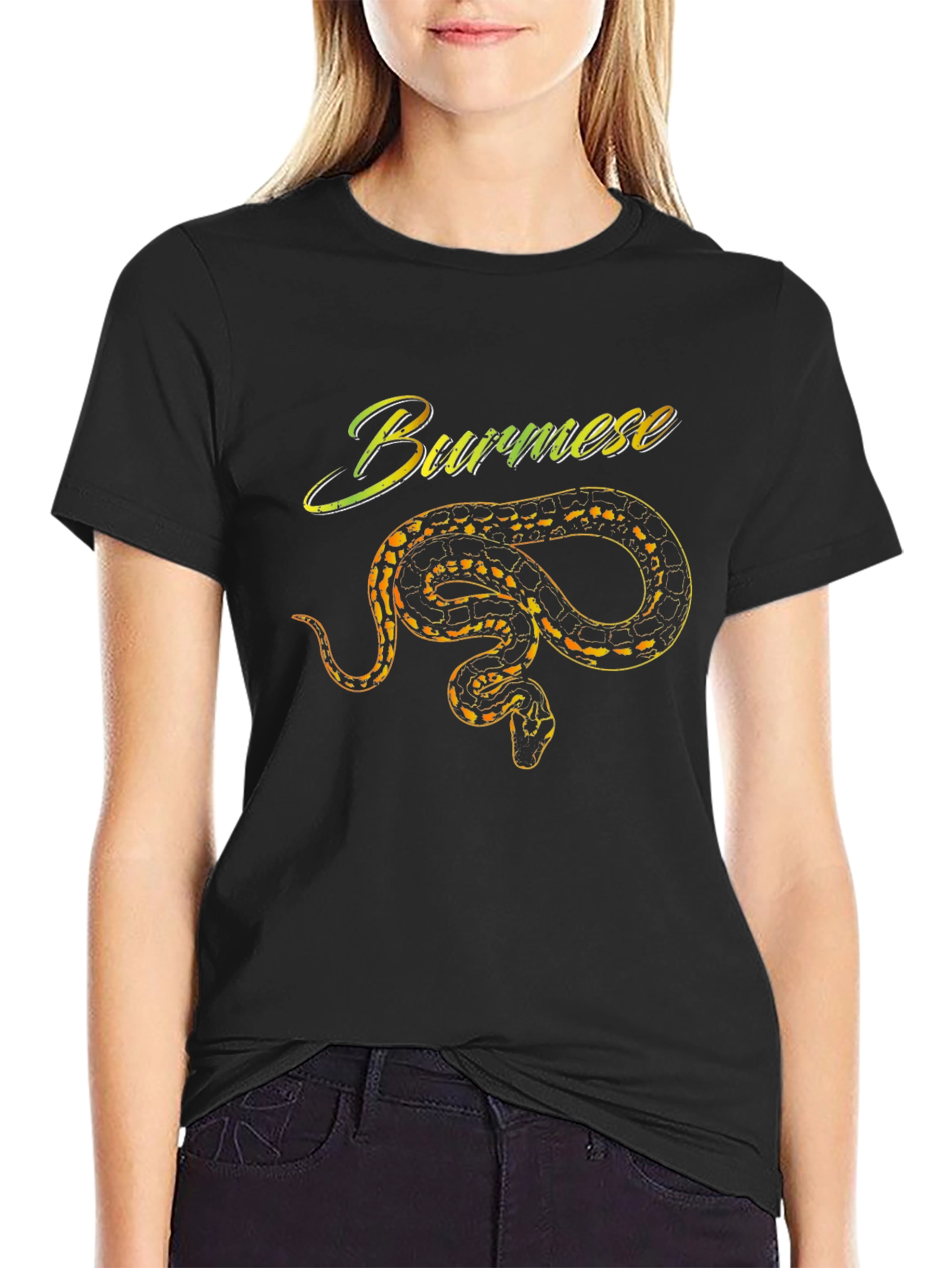 Burmese Python T-Shirt - Reptile Lover Tee