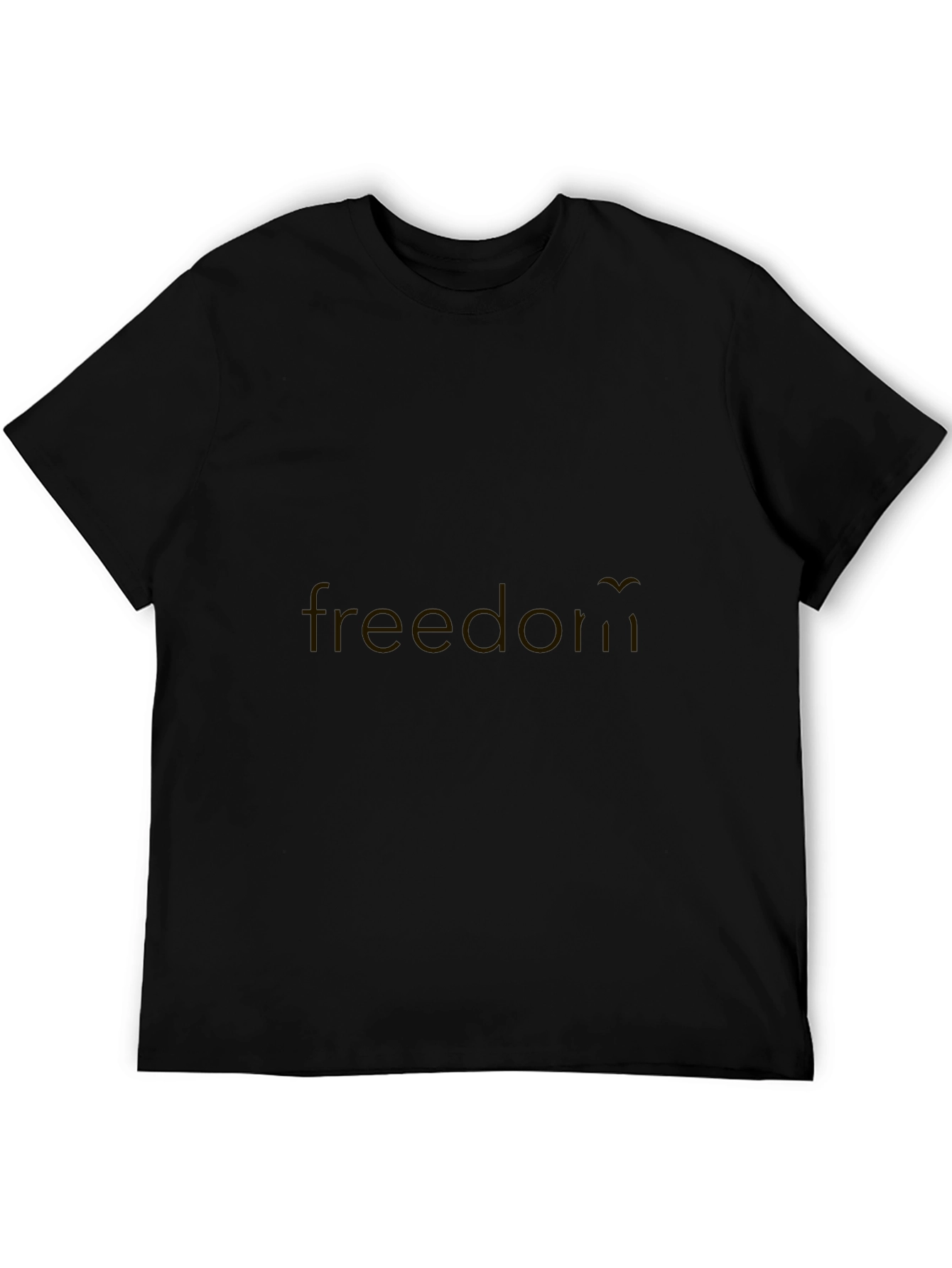 Black Cotton Blend Mens T-Shirt - Everyday Wear
