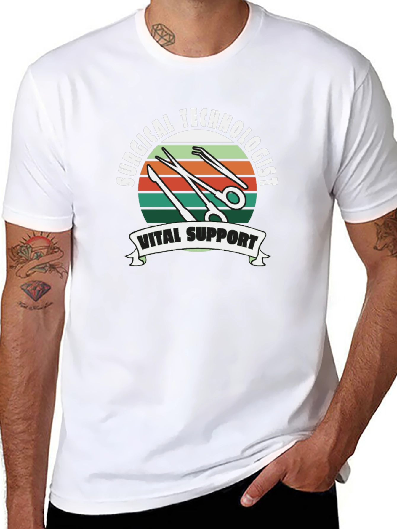 Surgical Technologist Vital Support T-Shirt