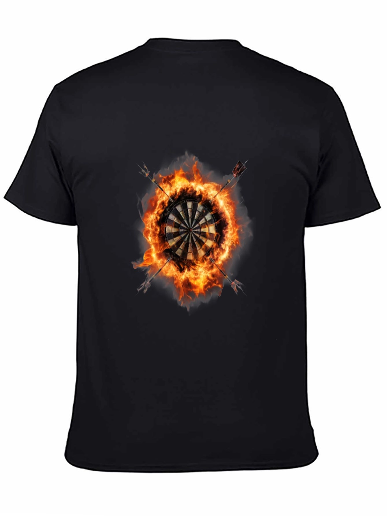 Fiery Dartboard Graphic Tee