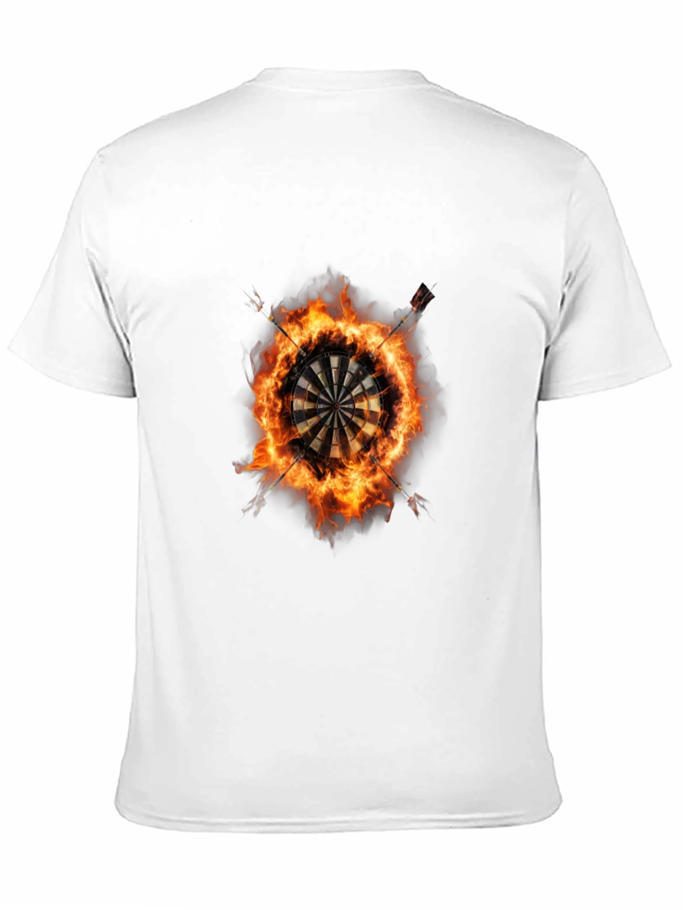 Fiery Dartboard Graphic Tee