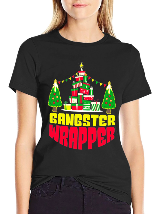 Gangster Wrapper Christmas T-Shirt
