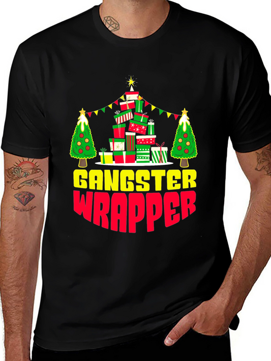 Gangster Wrapper Christmas T-Shirt