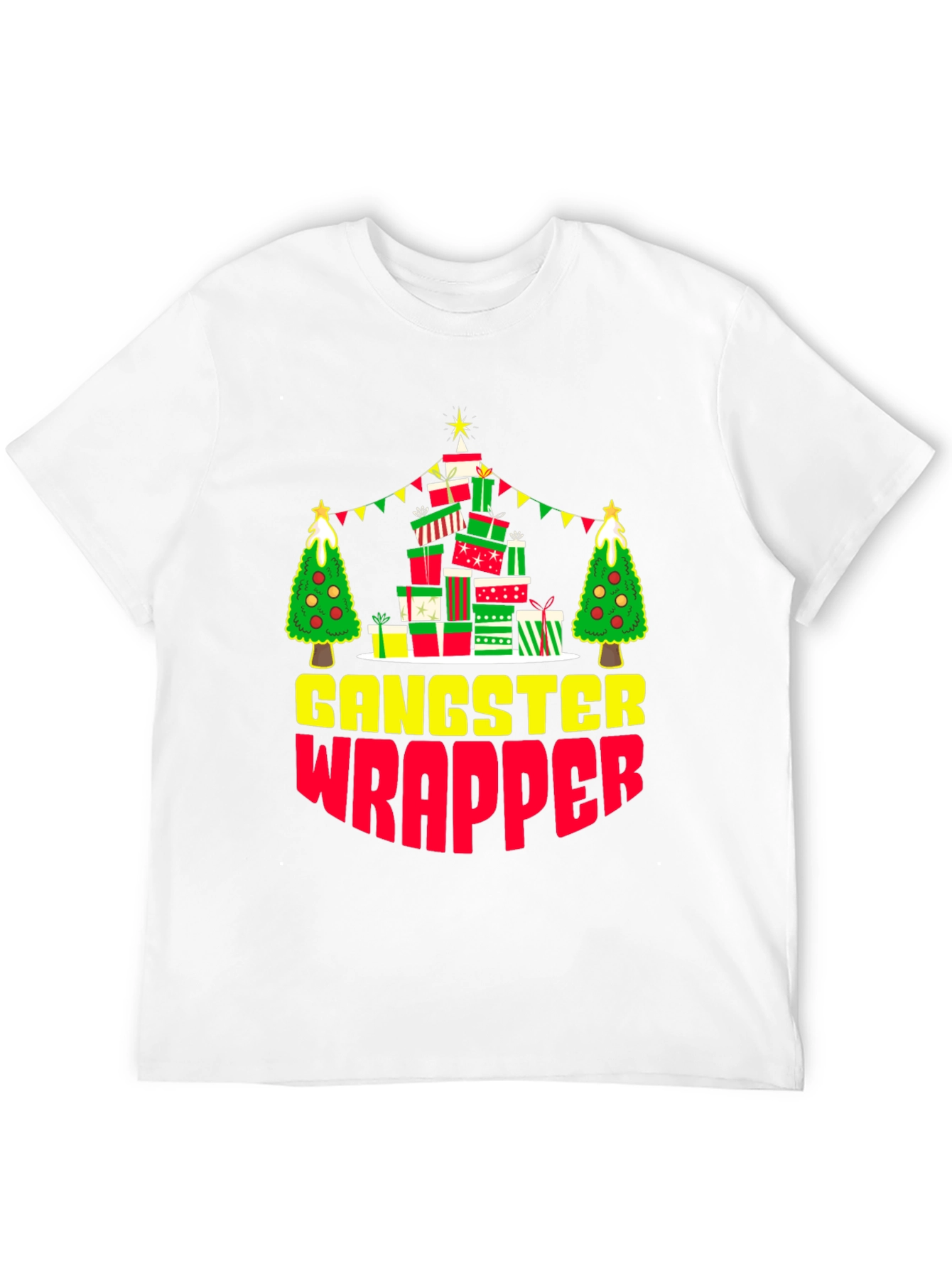 Gangster Wrapper Christmas T-Shirt