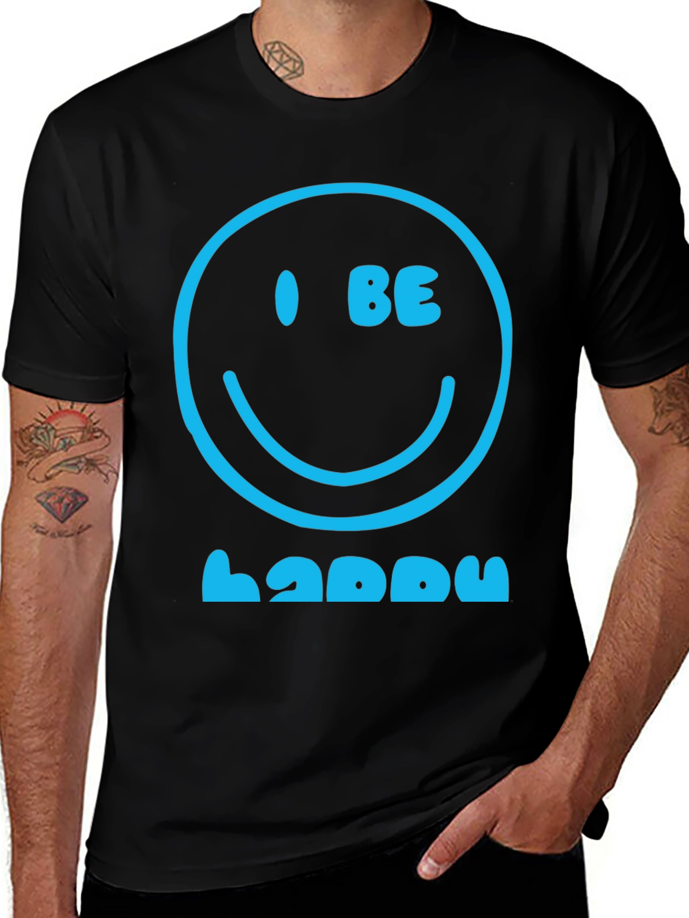 I Be Happy Graphic Tee - Positive Vibes T-Shirt