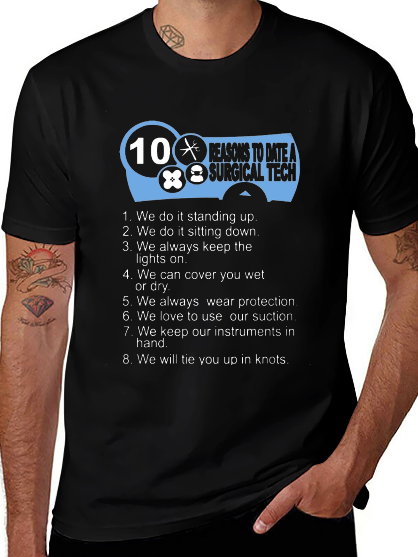Surgical Tech Reasons to Date T-Shirt