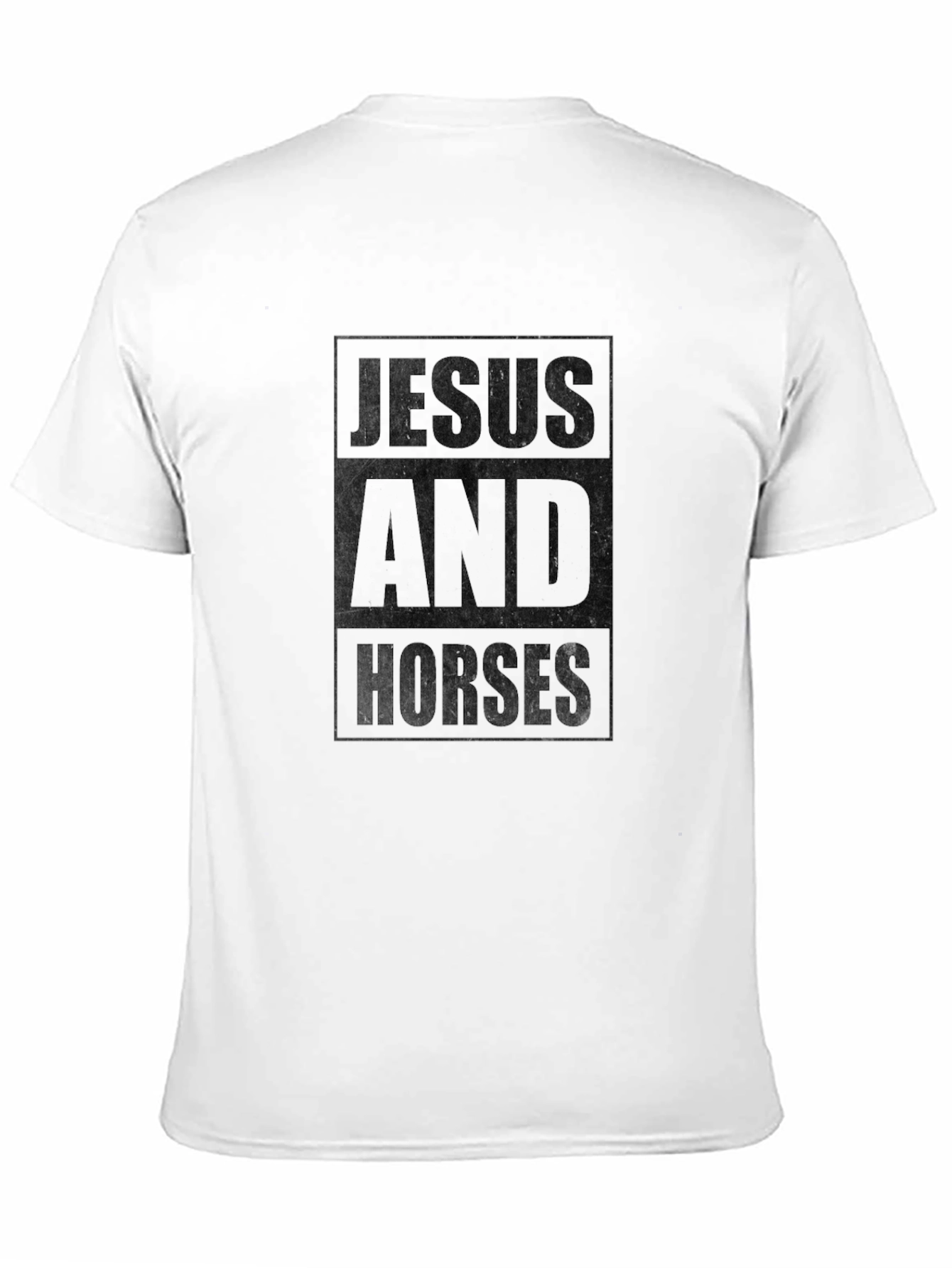 Jesus and Horses Graphic T-Shirt