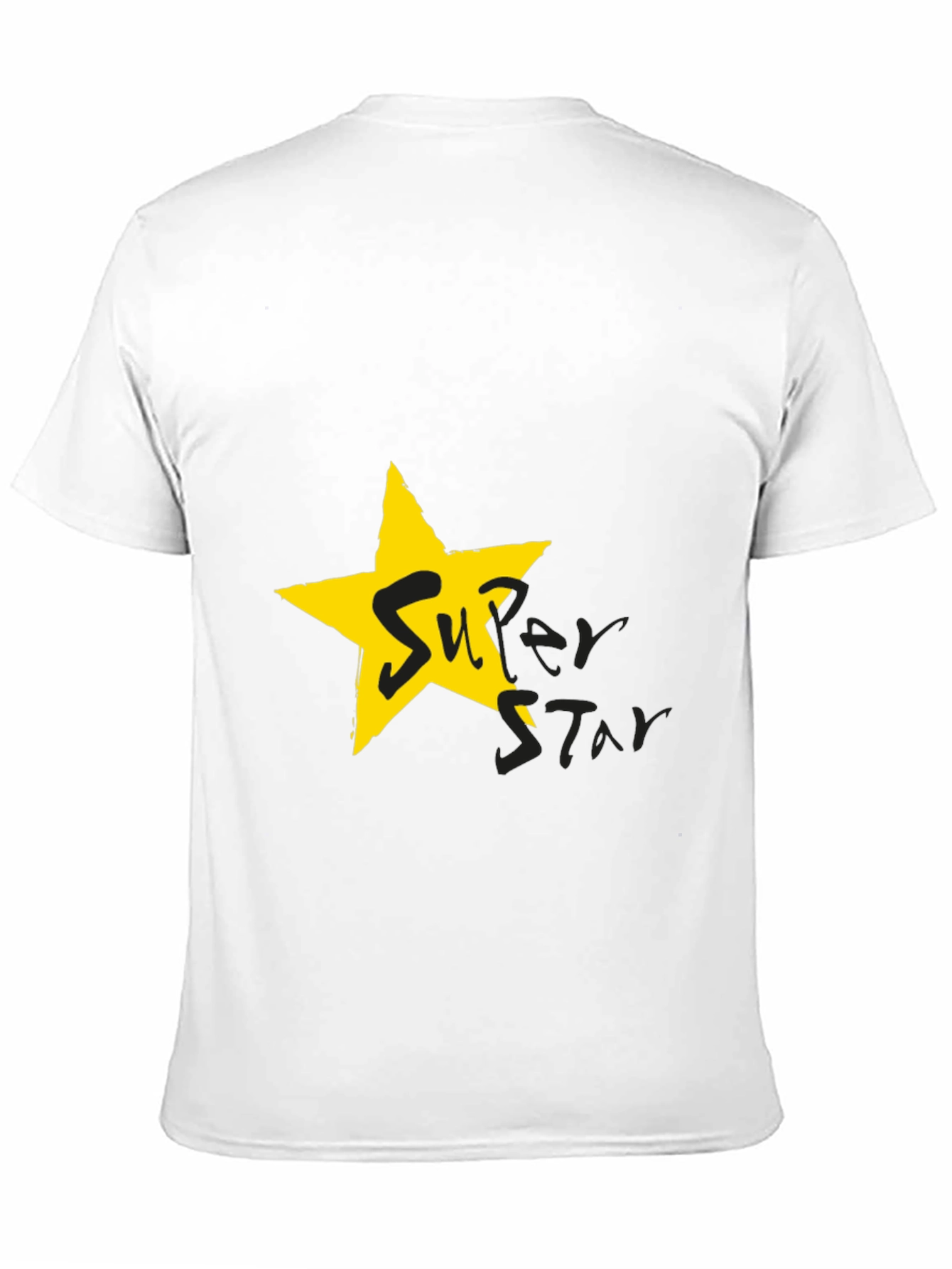Superstar Graphic Tee - Black Cotton Blend