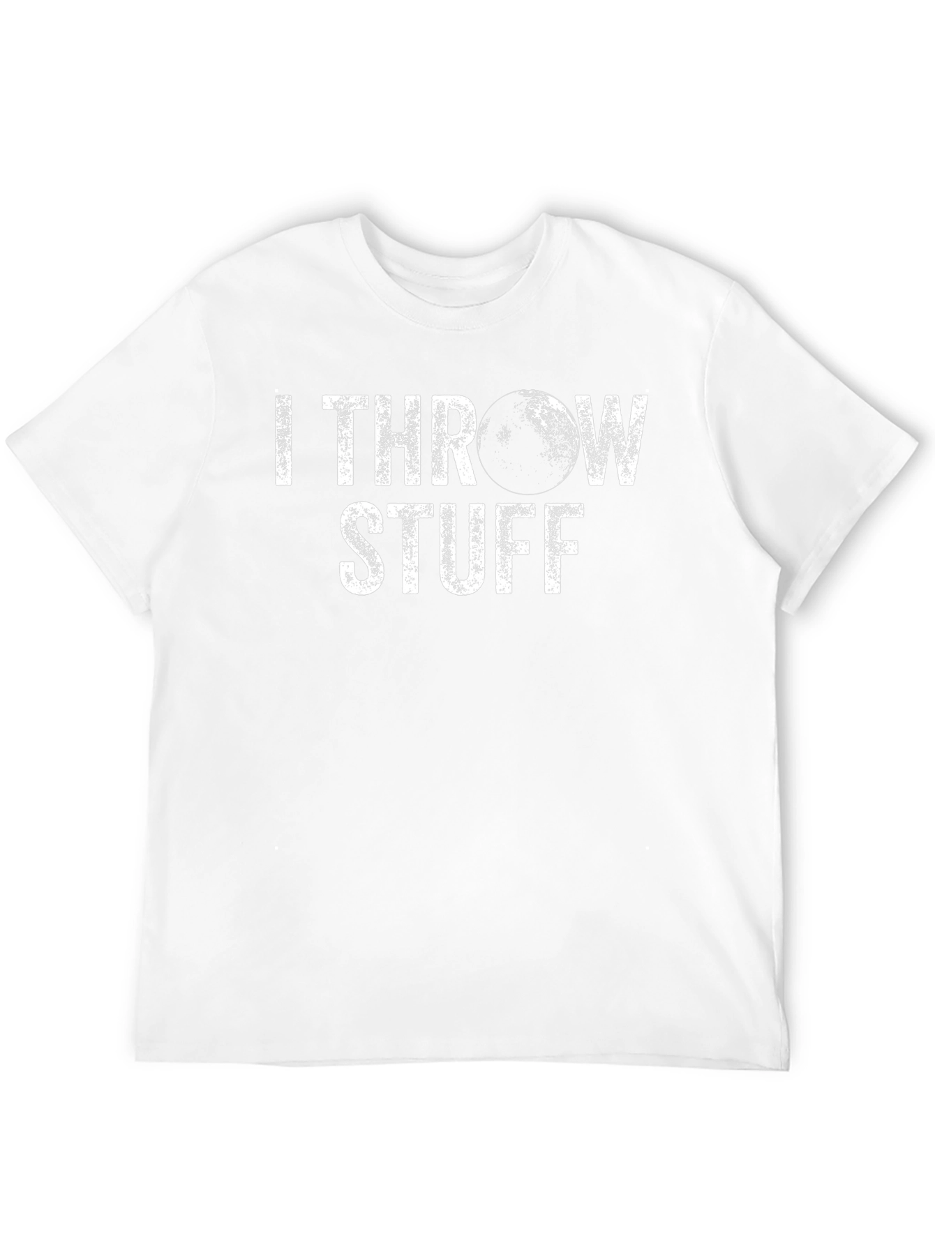 I Throw Stuff Black T-Shirt
