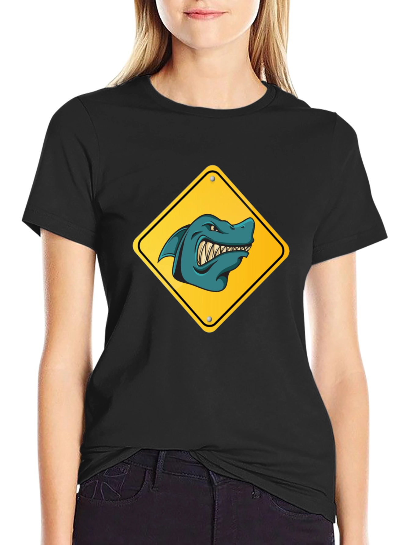 Shark Crossing Graphic T-Shirt