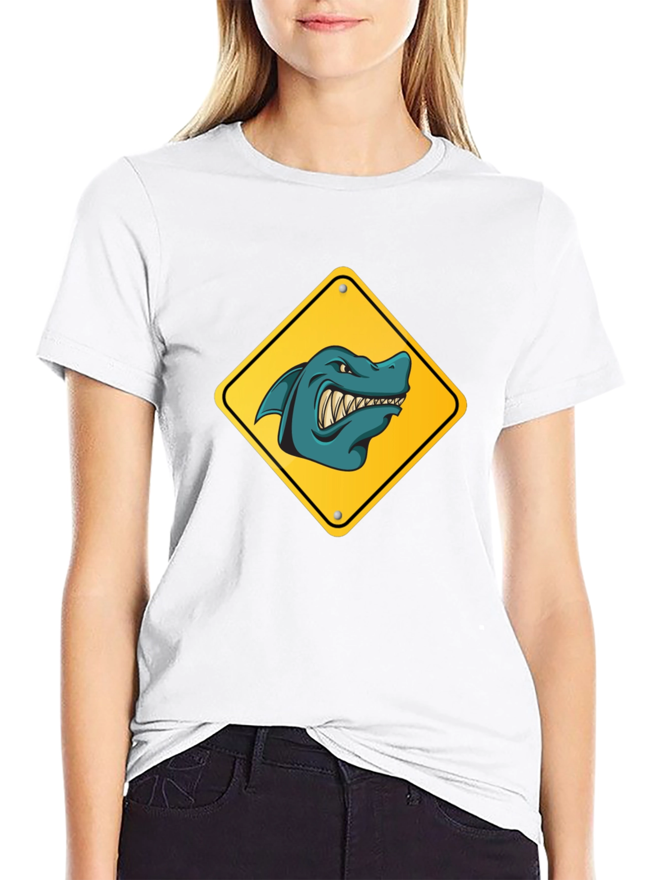 Shark Crossing Graphic T-Shirt