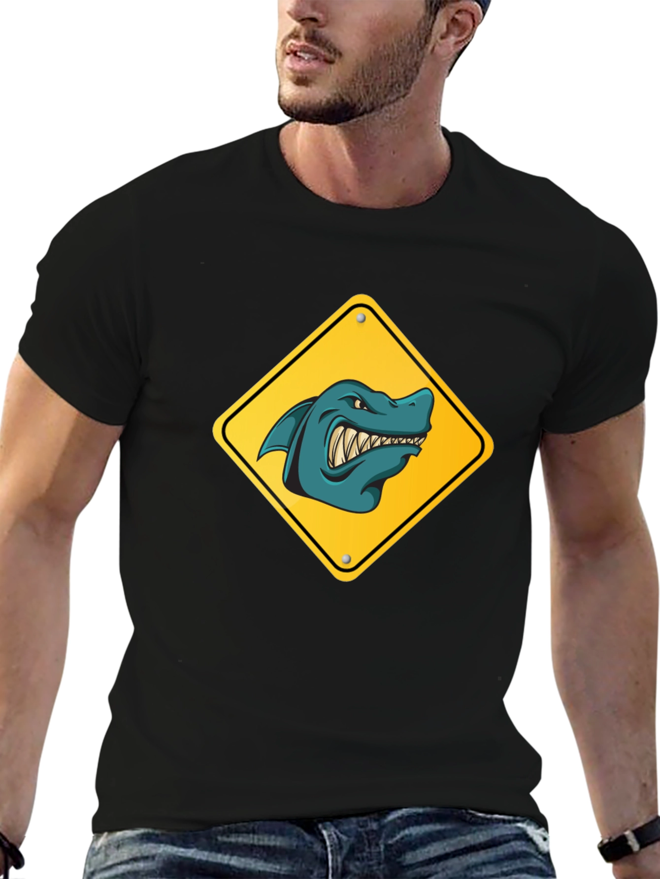 Shark Crossing Graphic T-Shirt