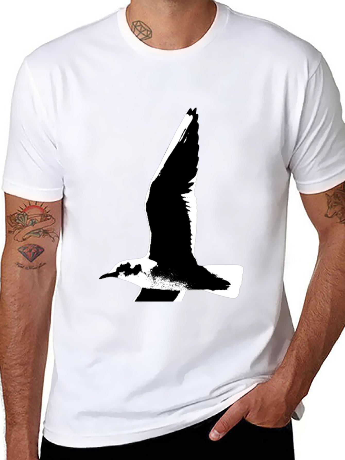 Black Bird Graphic Tee