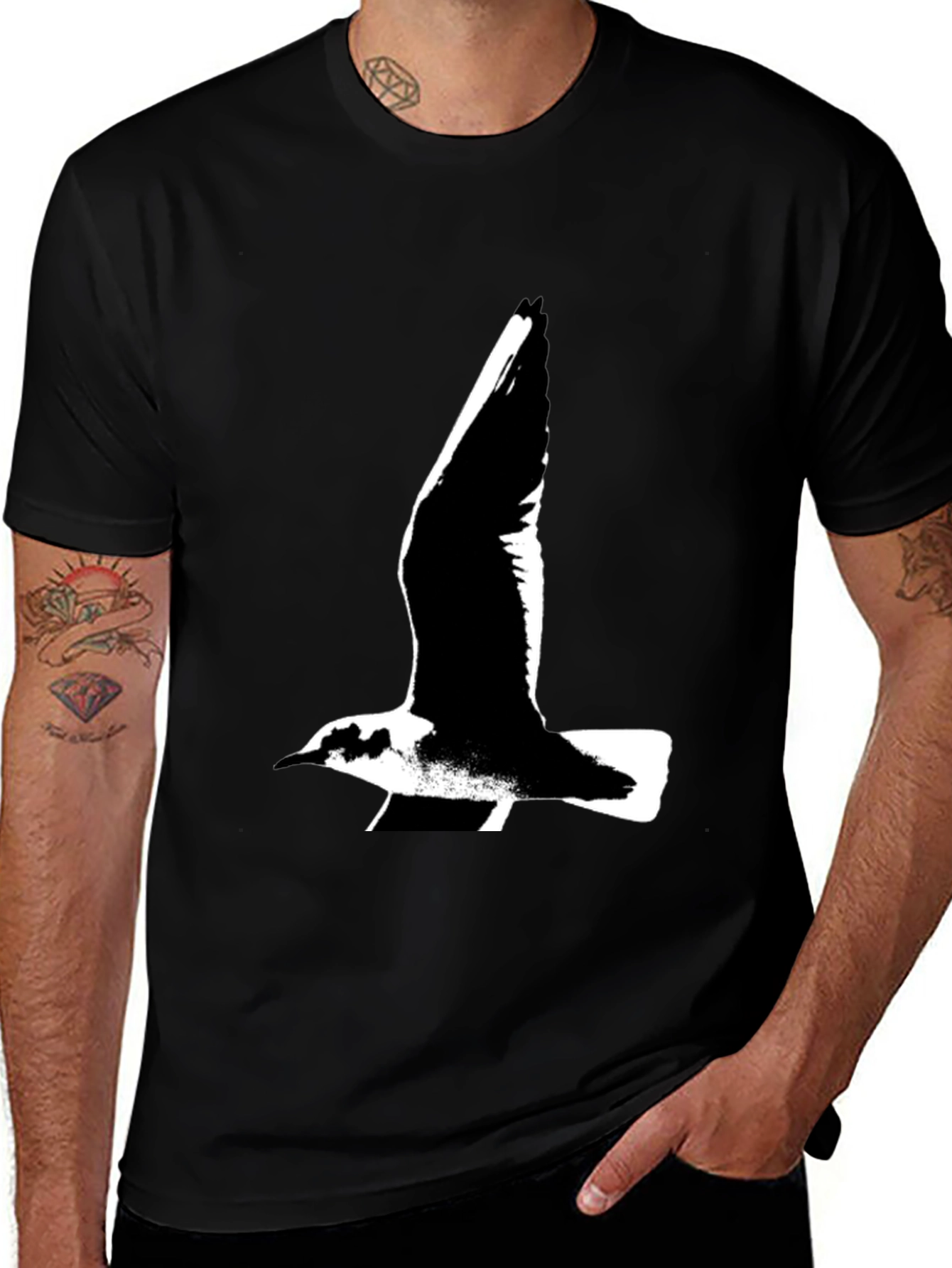 Black Bird Graphic Tee