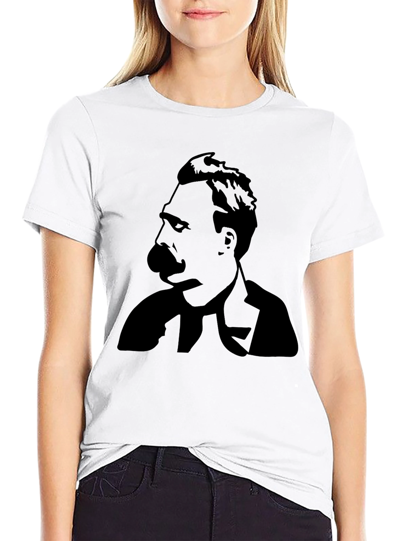 Nietzsche Silhouette Black T-Shirt