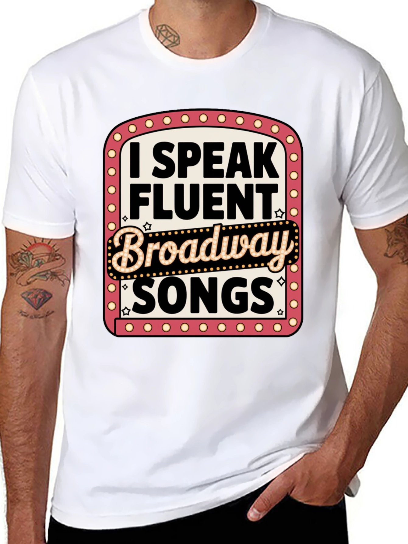 I Speak Fluent Broadway Songs T-Shirt