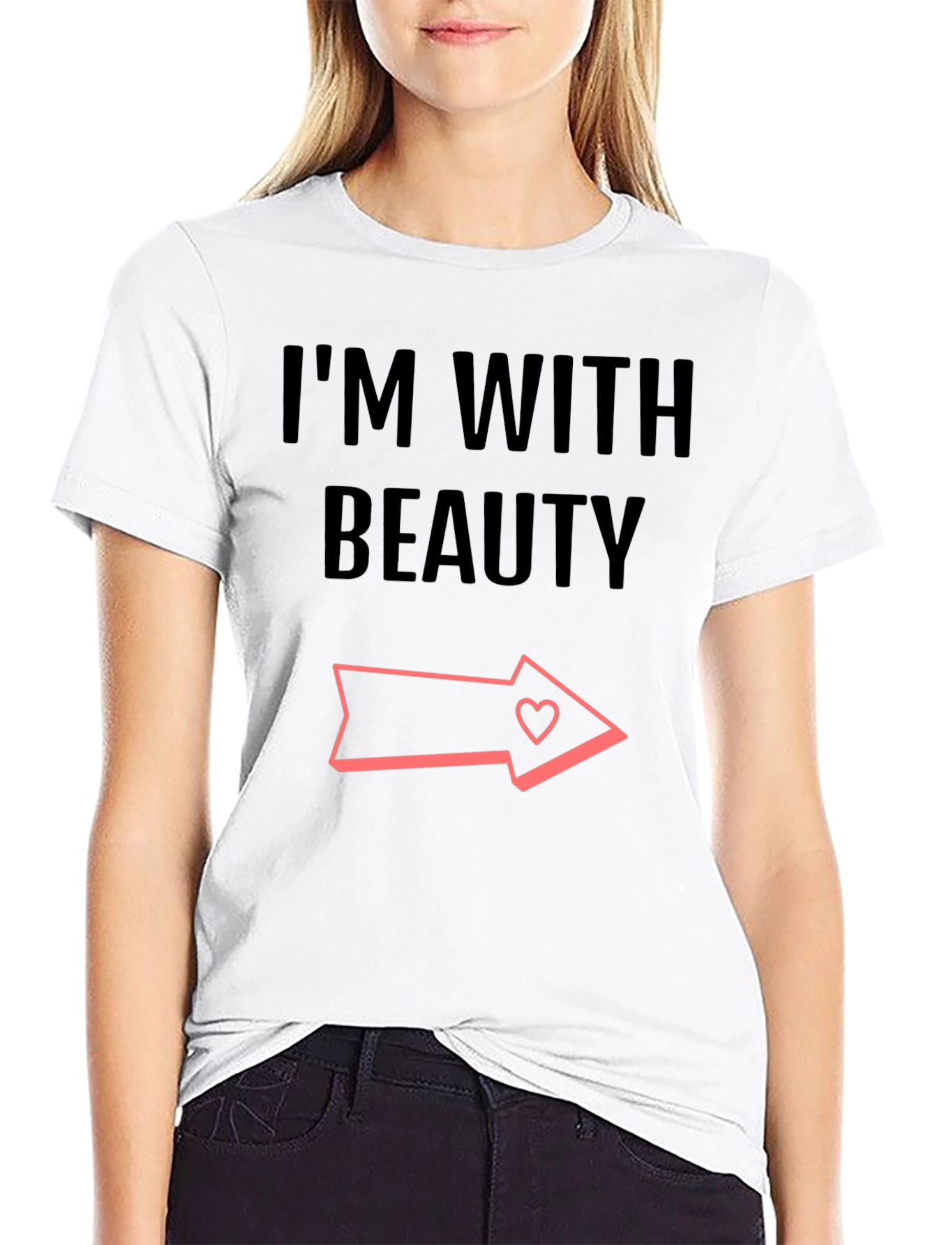 Im With Beauty Graphic T-Shirt
