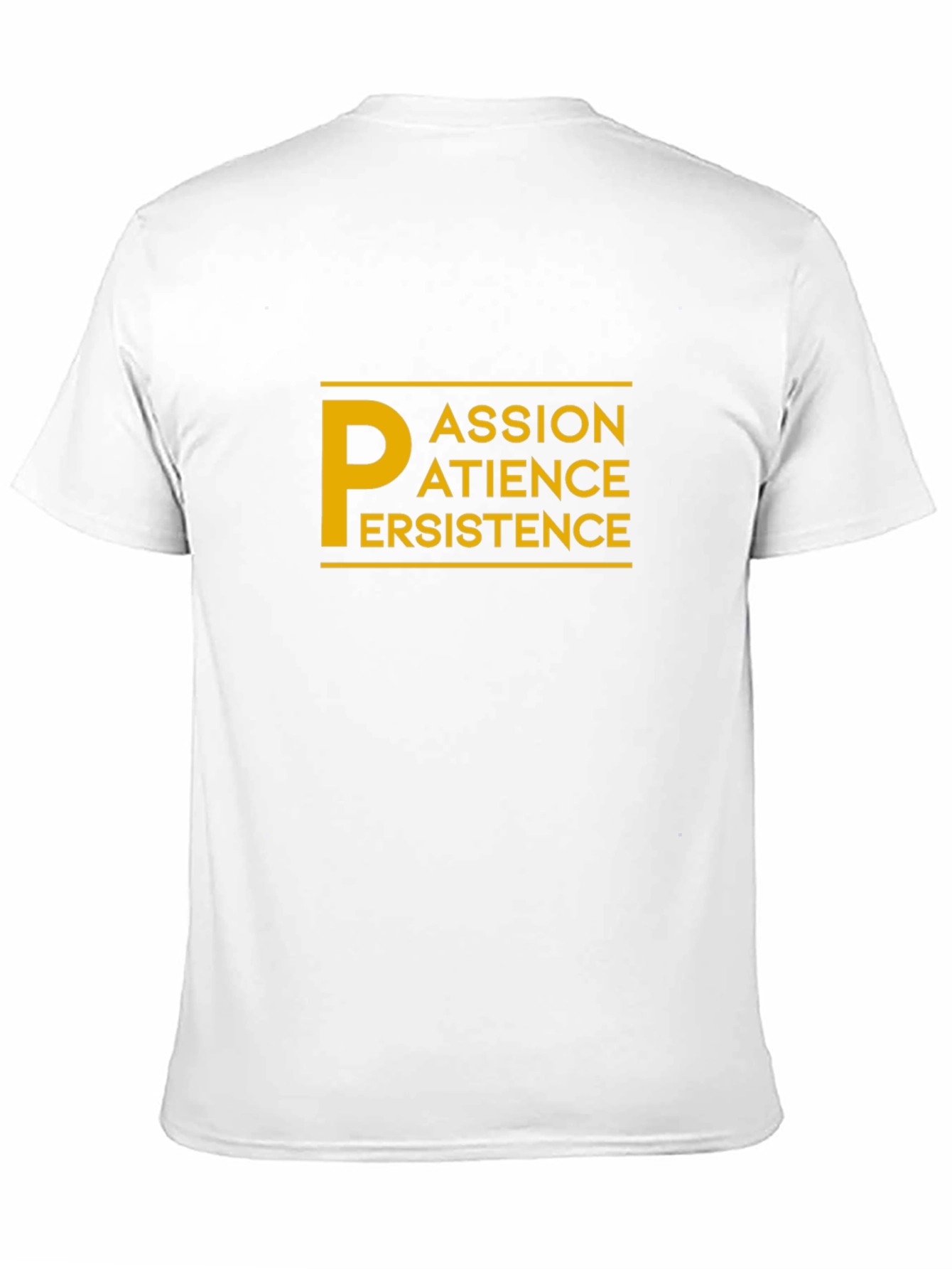 Passion Patience Persistence Graphic Tee