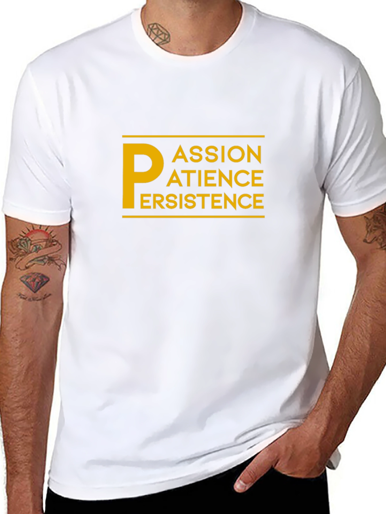 Passion Patience Persistence Graphic Tee