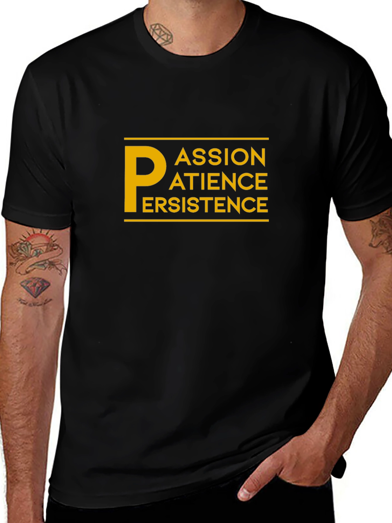 Passion Patience Persistence Graphic Tee