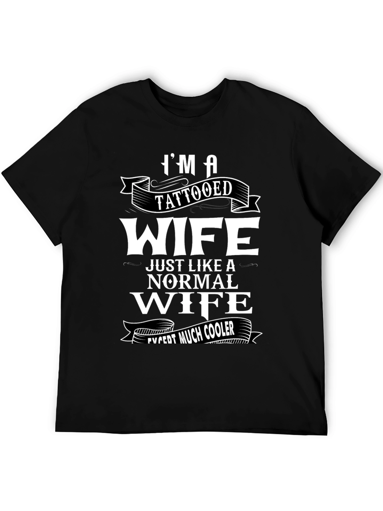 Im A Tattooed Wife Funny Graphic T-Shirt