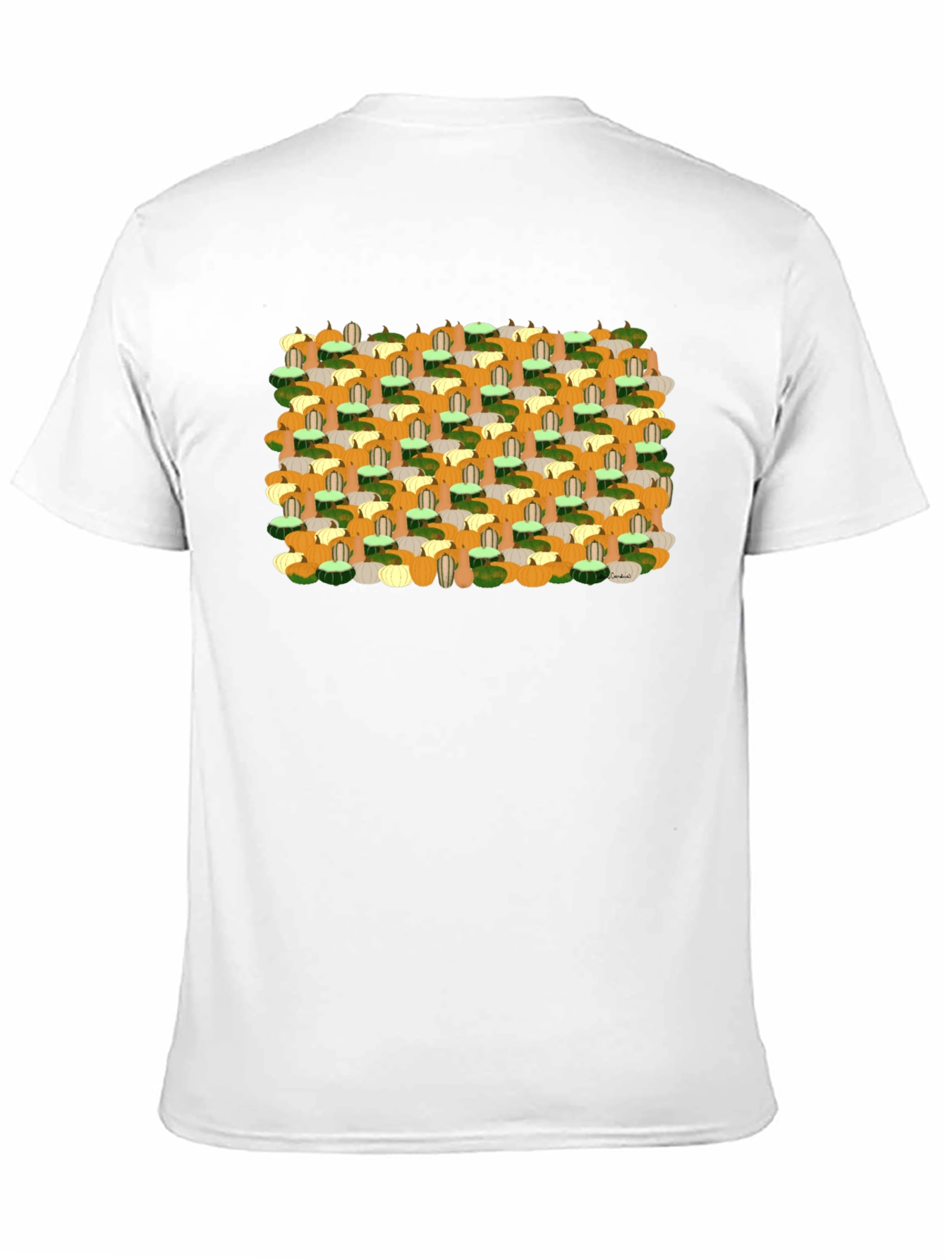 Fall Harvest Pumpkin Patch Pattern Tee