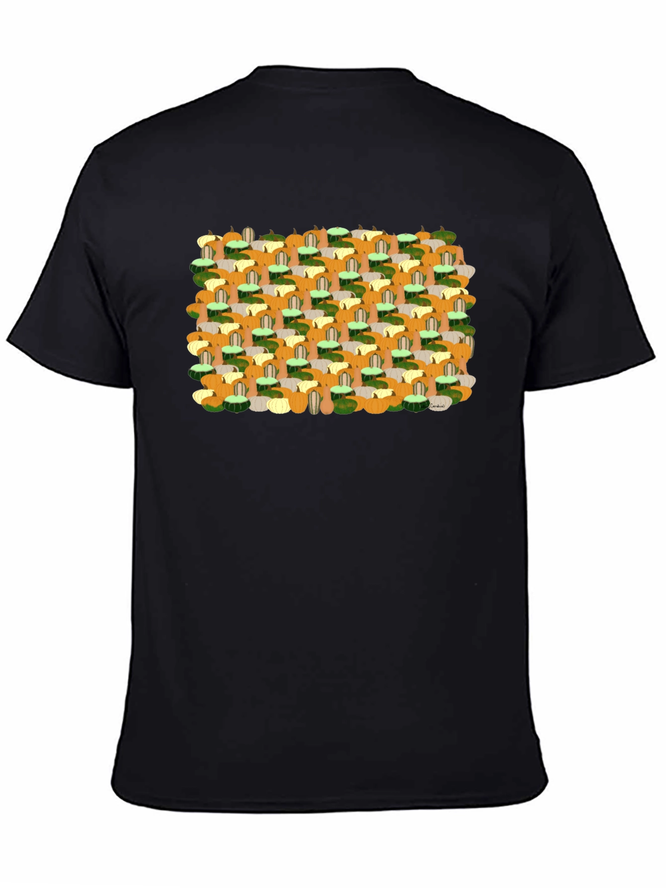 Fall Harvest Pumpkin Patch Pattern Tee