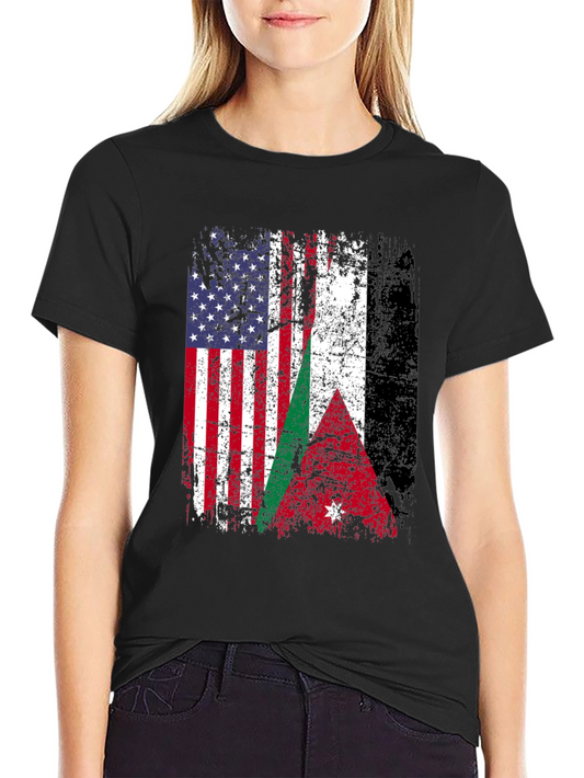 USA Jordan Flag T-Shirt - Patriotic Design