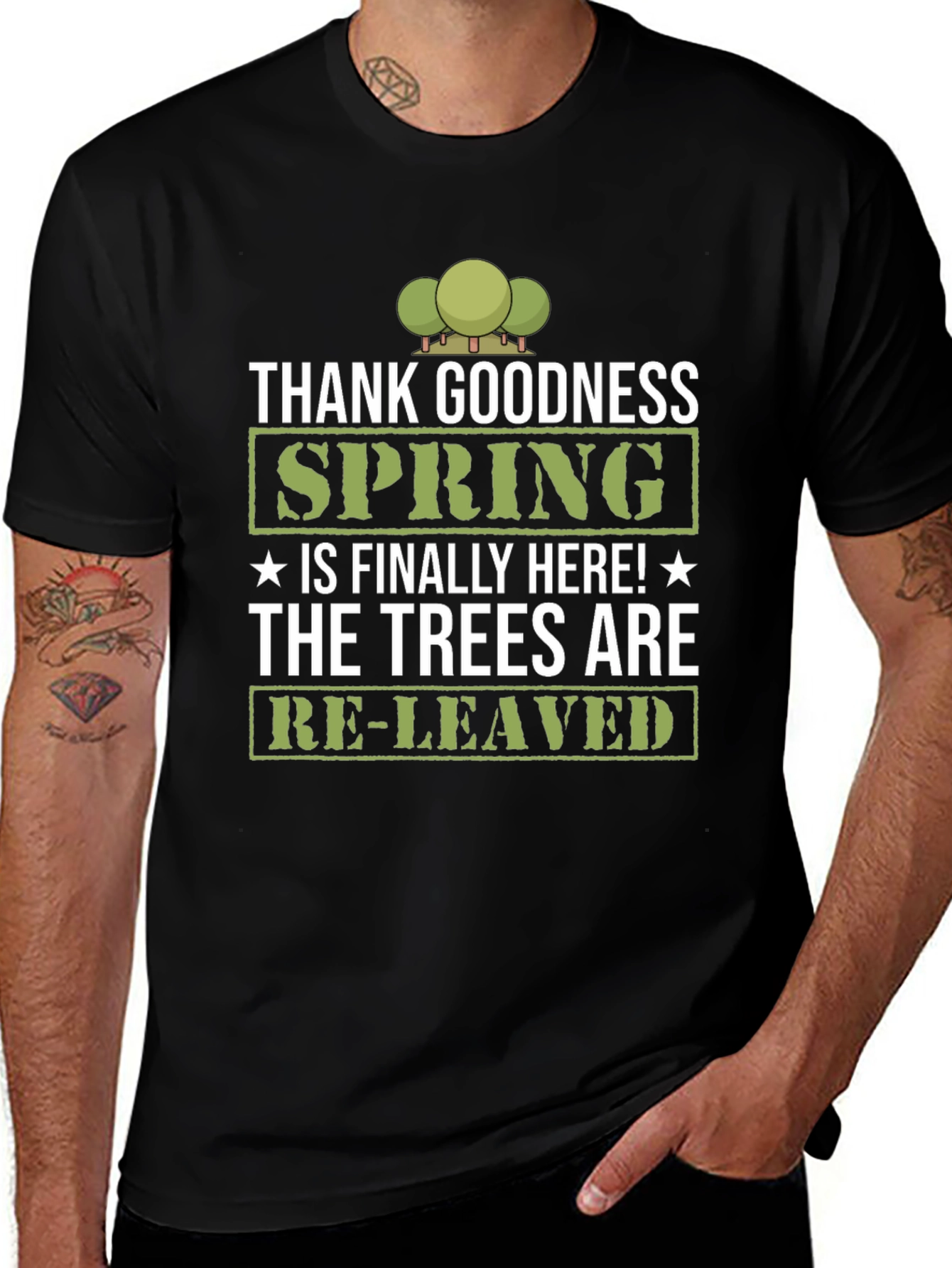 Thank Goodness Spring T-Shirt - Re-leaved Tee