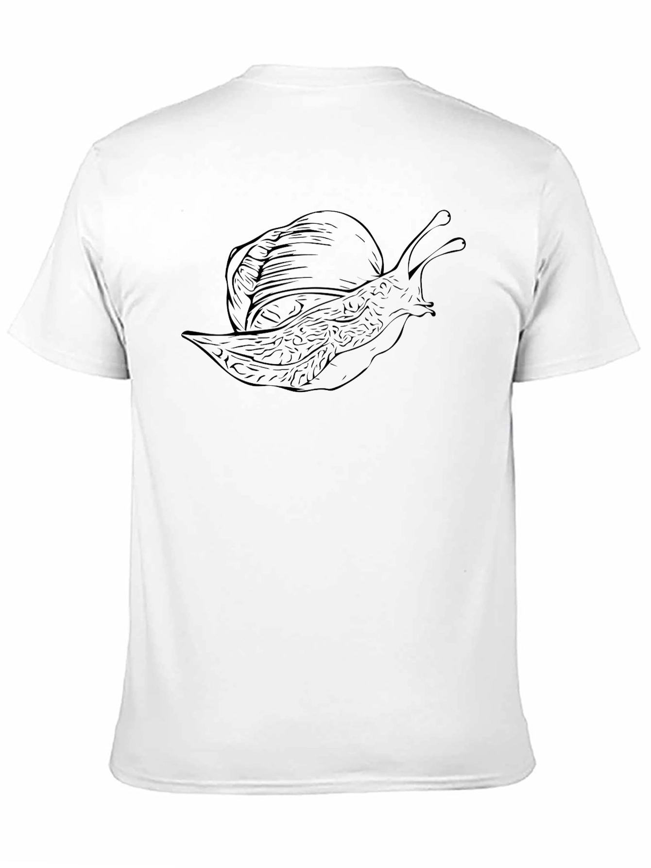 Black Snail Graphic Tee - Modern Mens Casual Wear