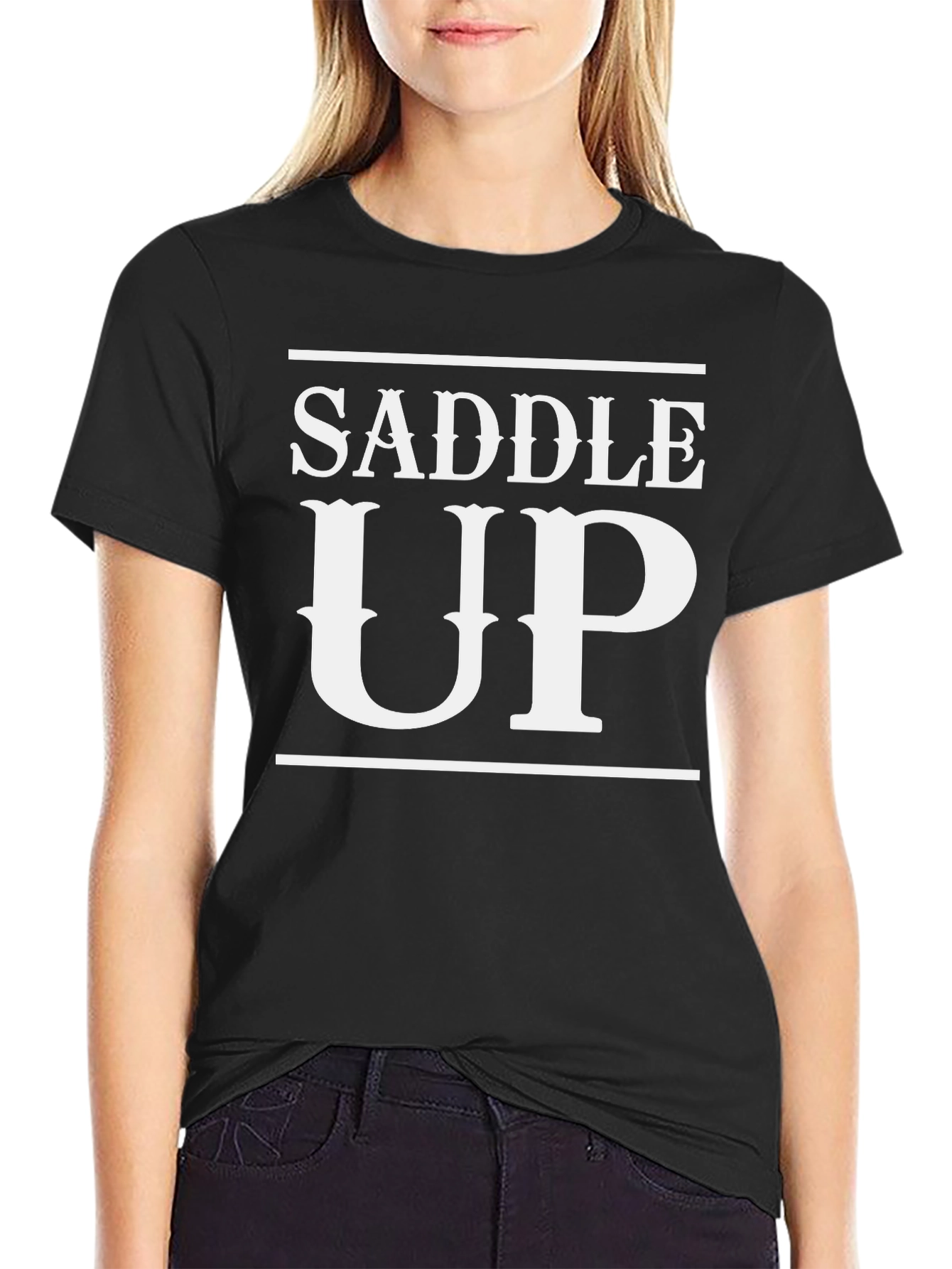 Saddle Up Graphic Tee - Western Style T-Shirt
