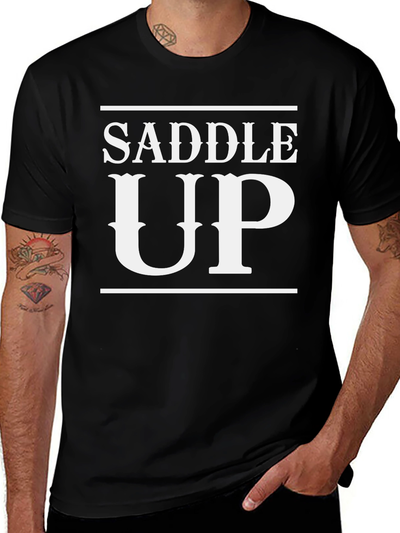 Saddle Up Graphic Tee - Western Style T-Shirt