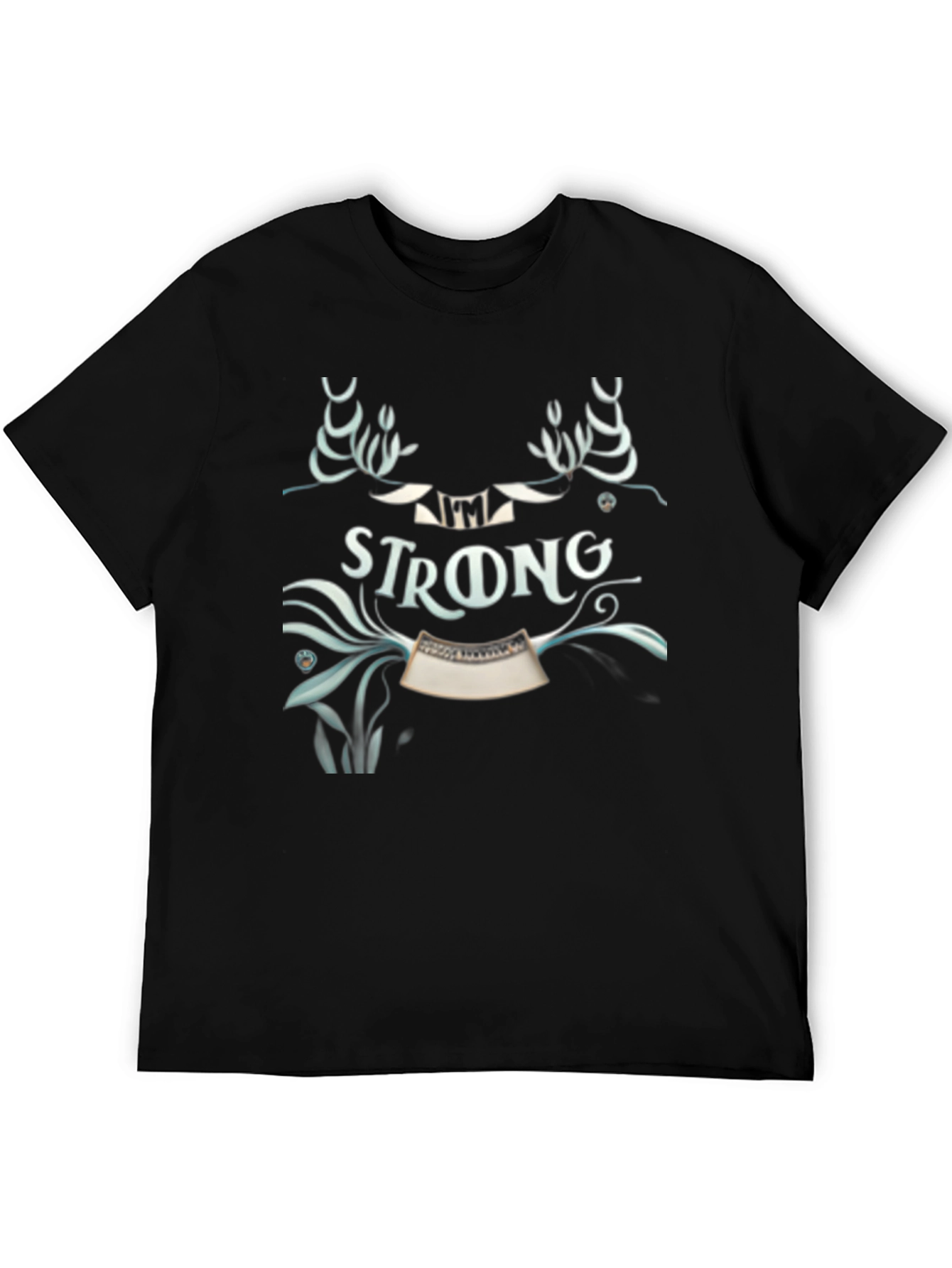 Im Strong Graphic Tee - Black