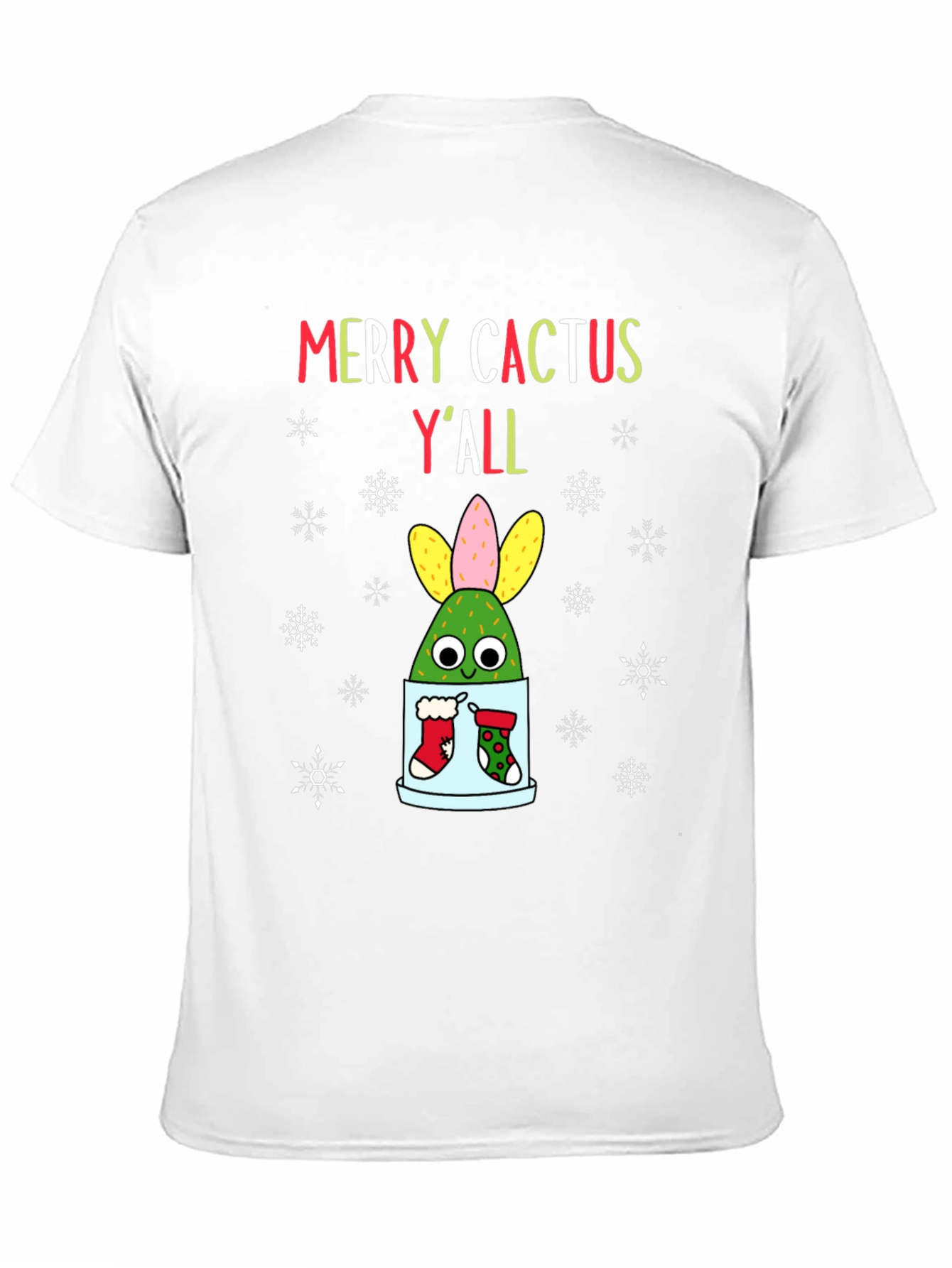 Merry Cactus Yall Christmas T-Shirt
