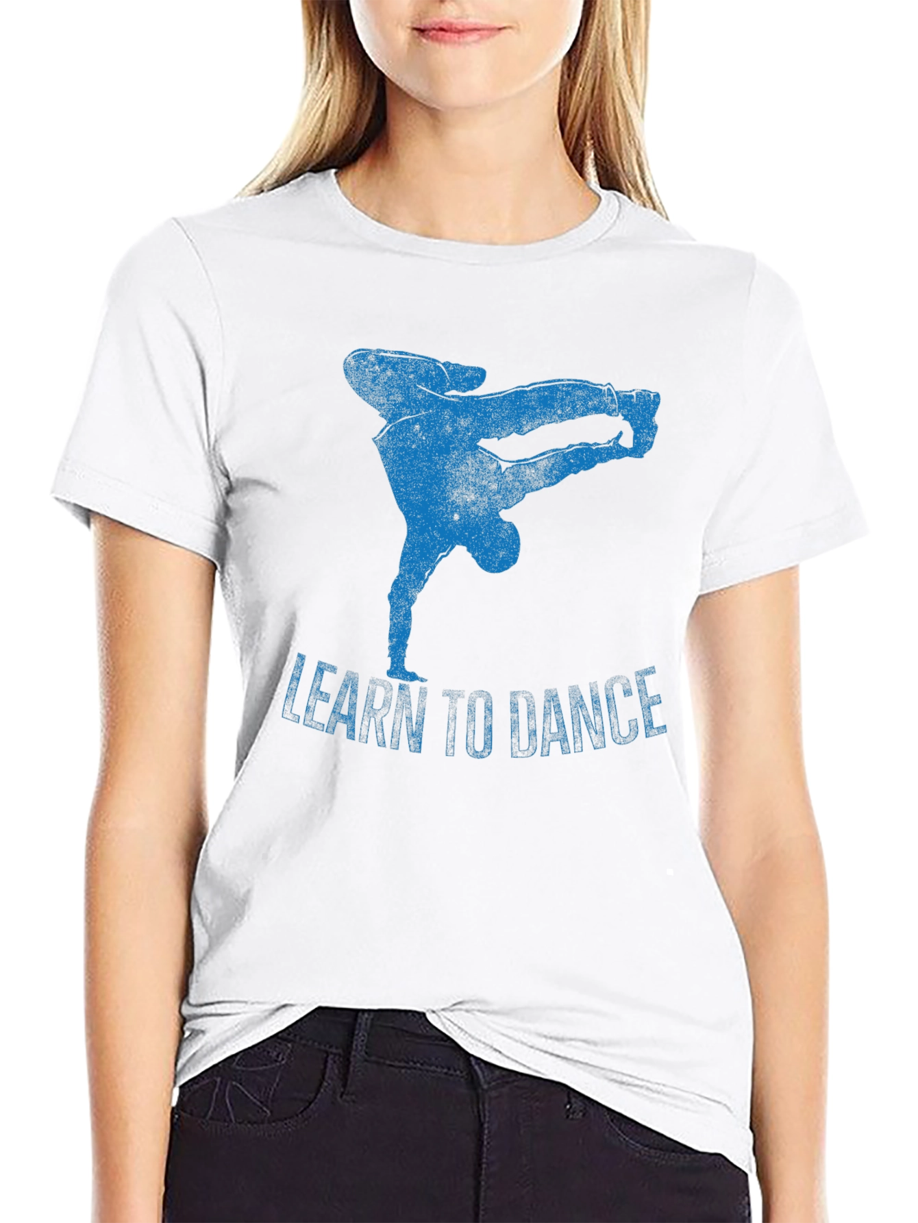 Learn to Dance T-Shirt Breakdancer Graphic Tee