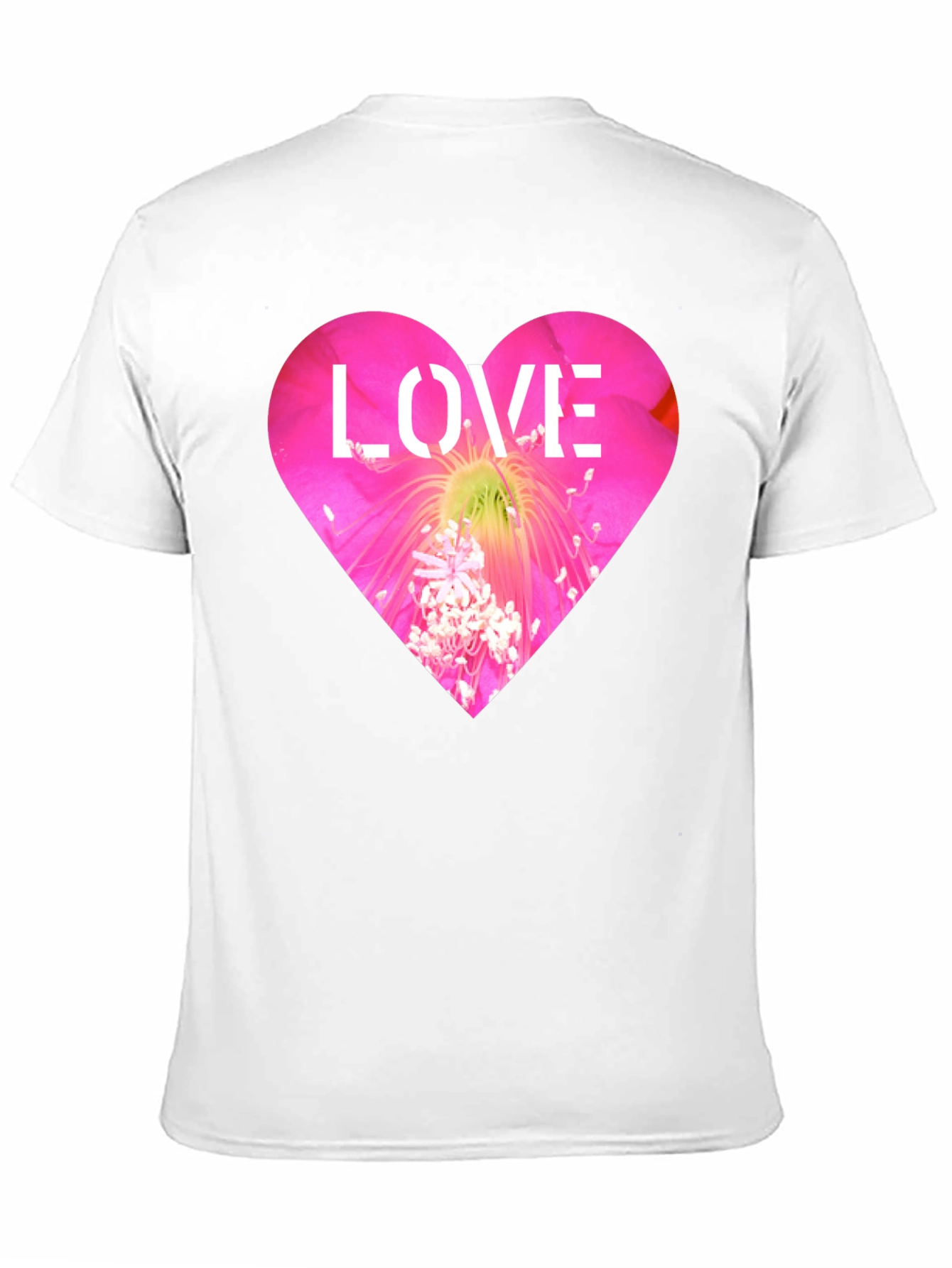 Floral Heart Love T-Shirt - Bold Graphic Tee