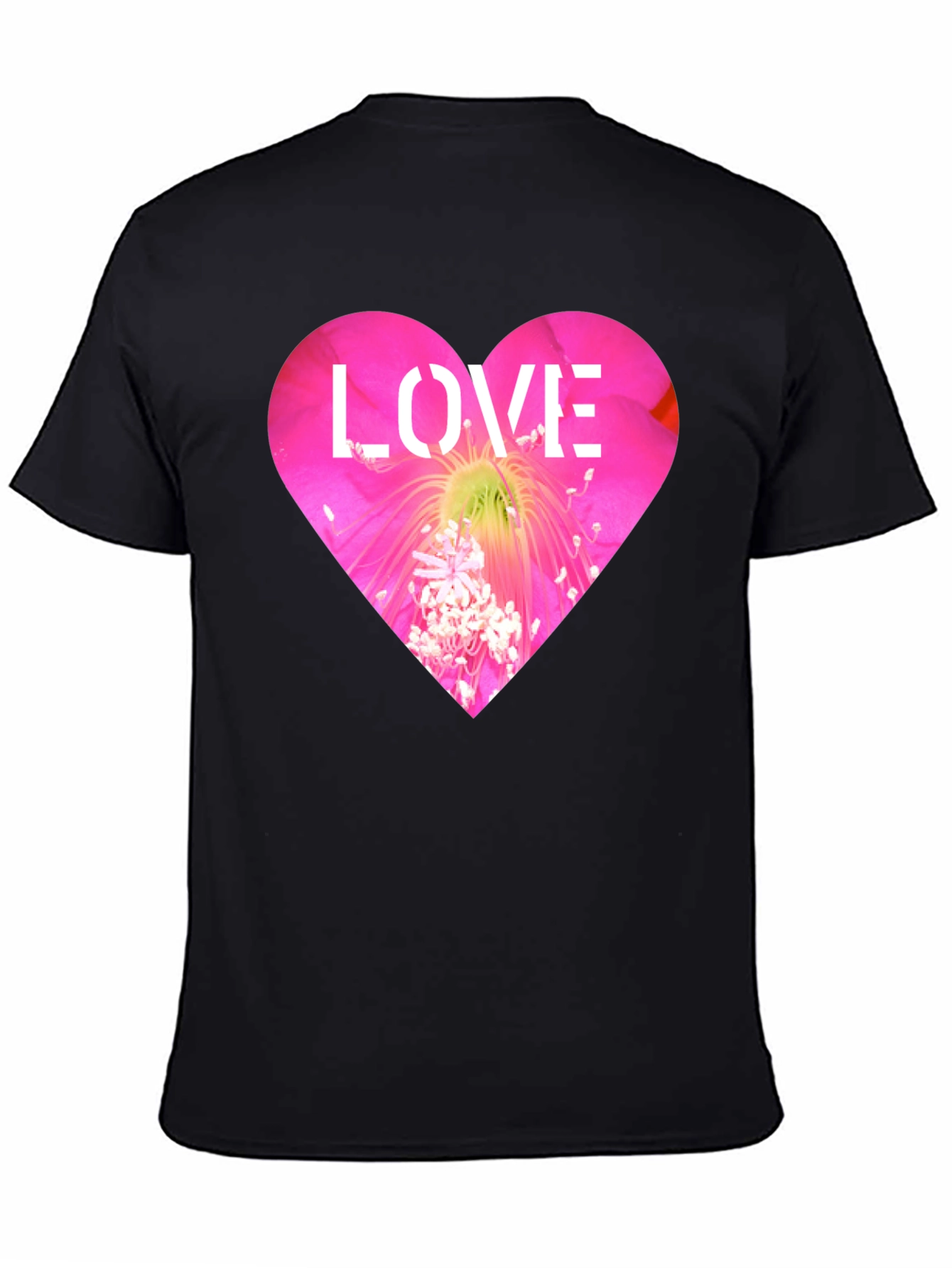 Floral Heart Love T-Shirt - Bold Graphic Tee